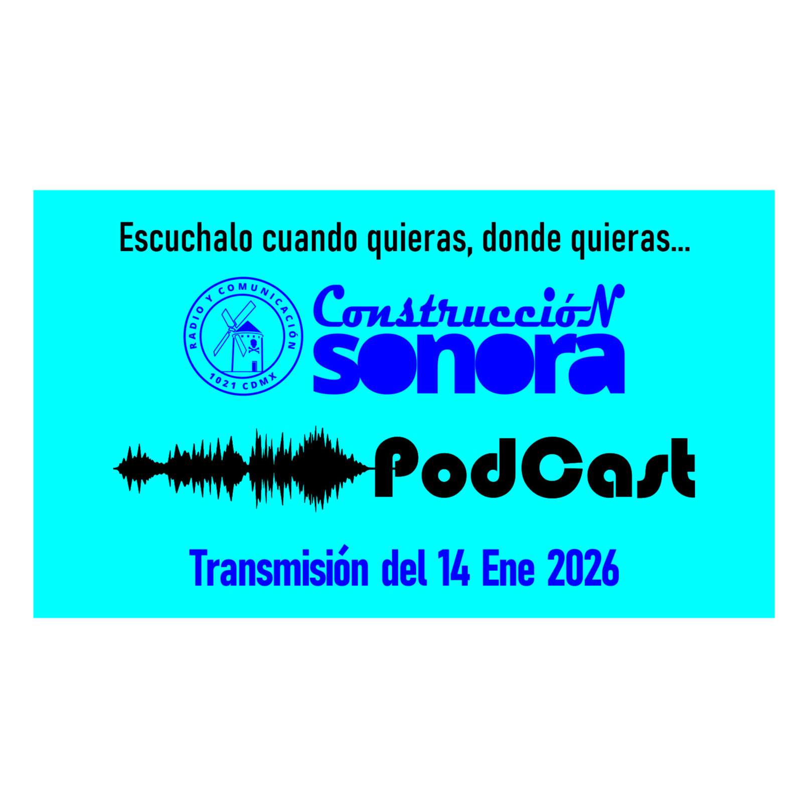Construcción Radio CDMX