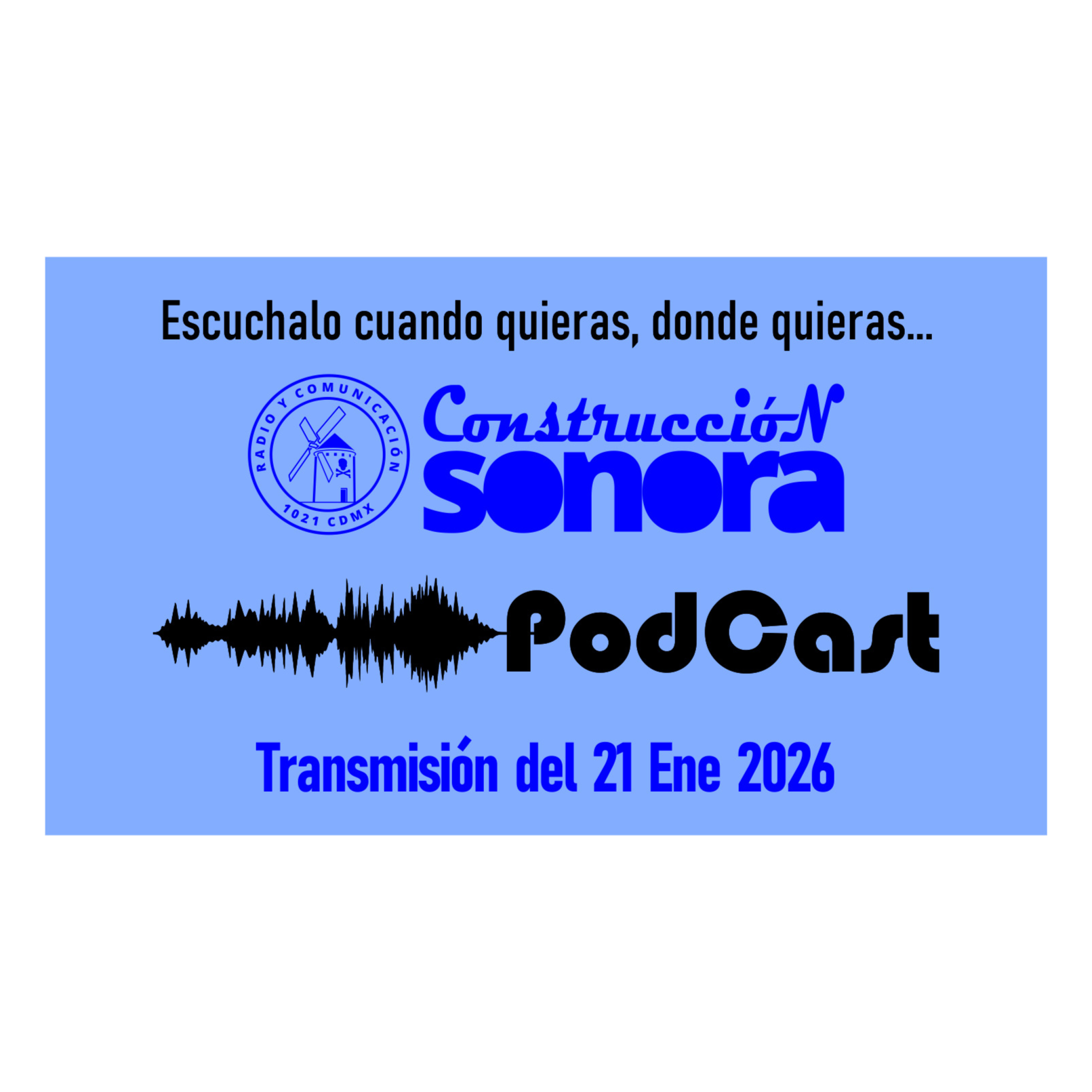 Construcción Radio CDMX