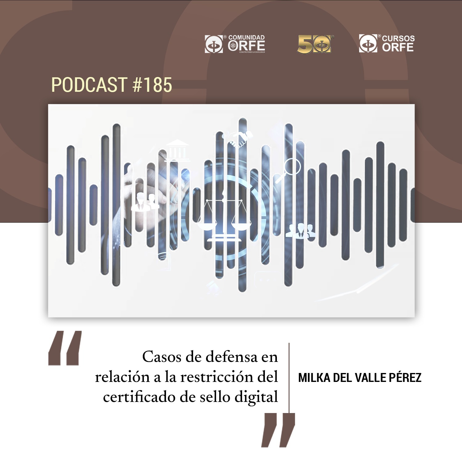 Casos de defensa en relación a la restricción del certificado de sello digital.