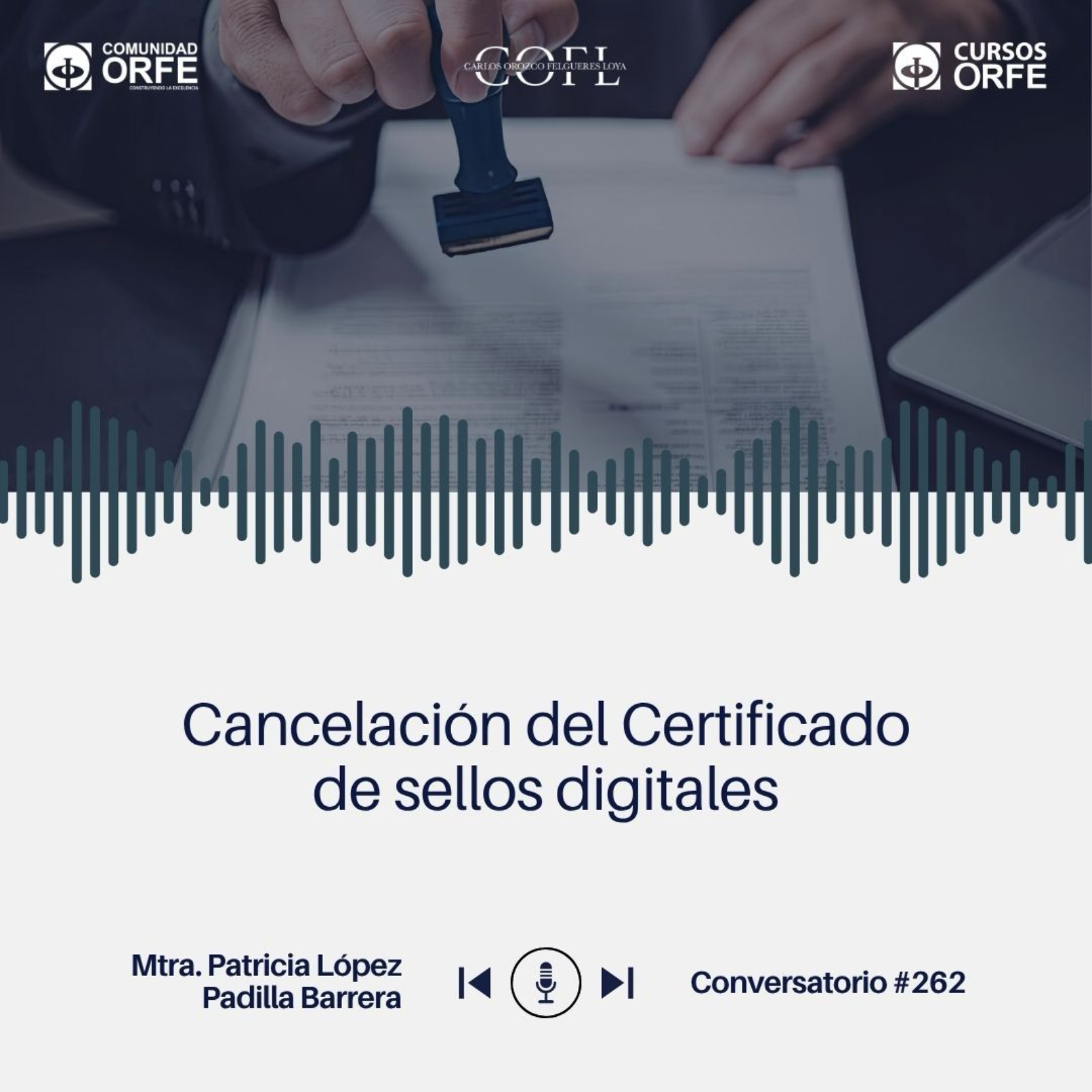 Cancelación del Certificado de sellos digitales