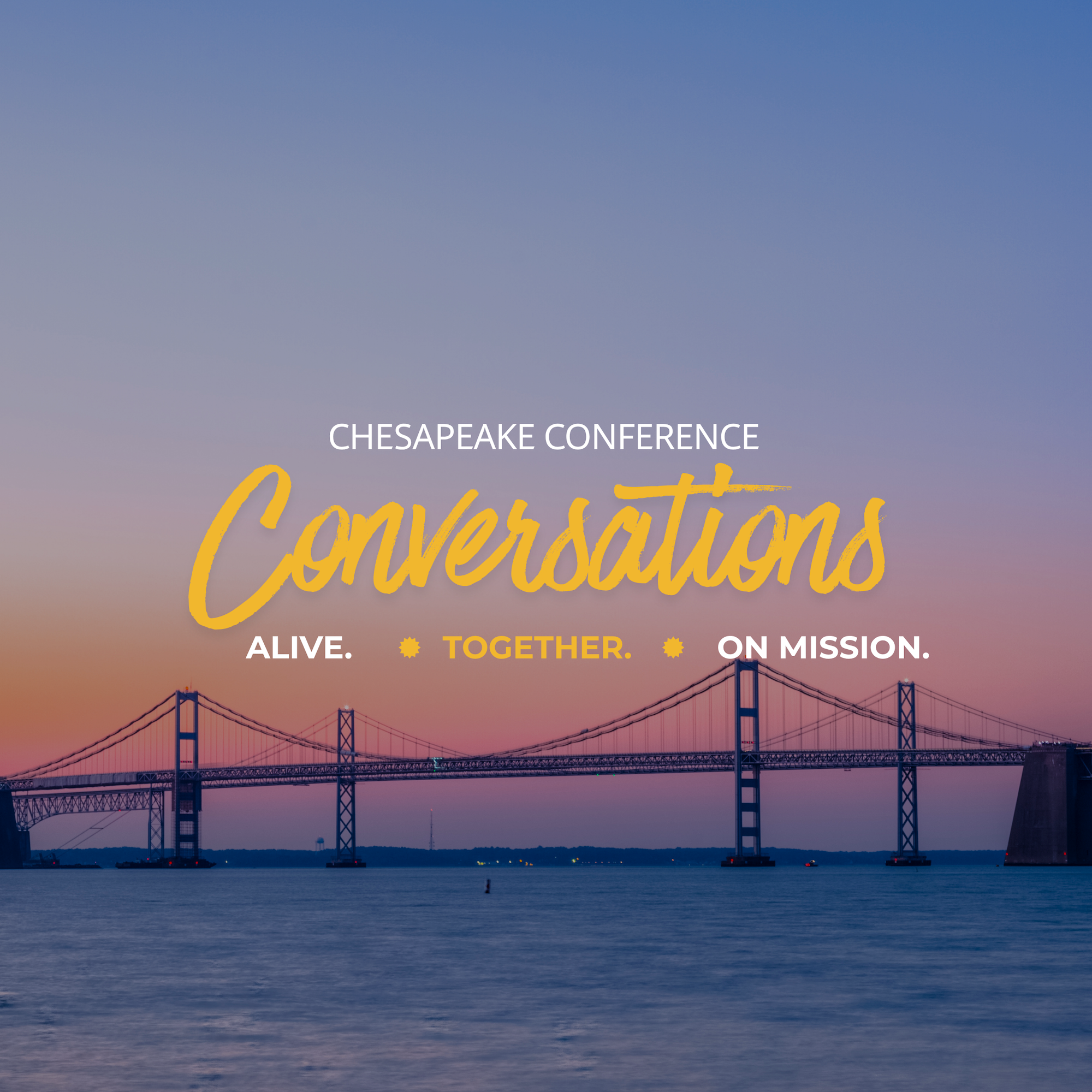 Conversations - Alive. Together. On Mission. - Chesapeake Conference podcast artwork