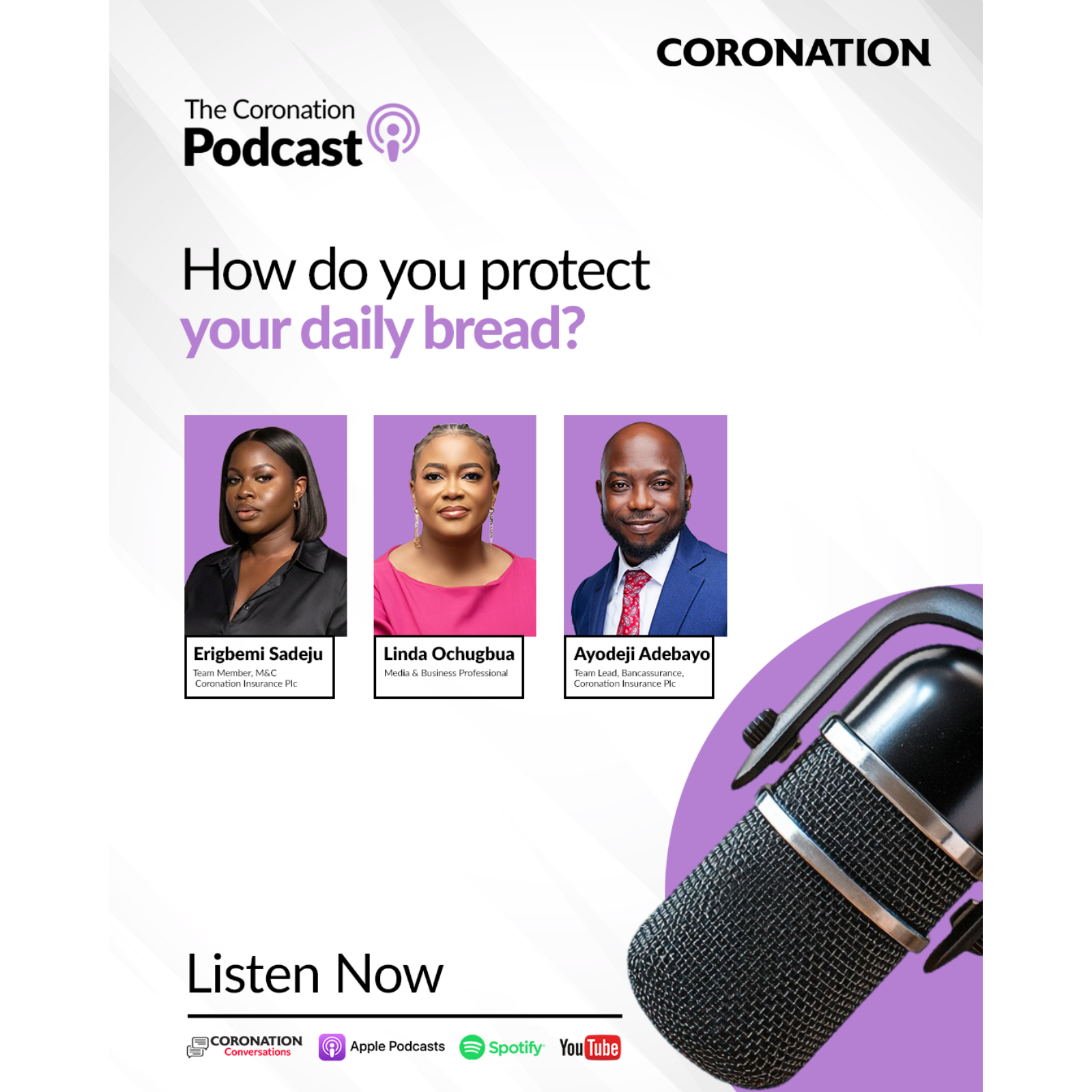 How do you protect your daily bread?