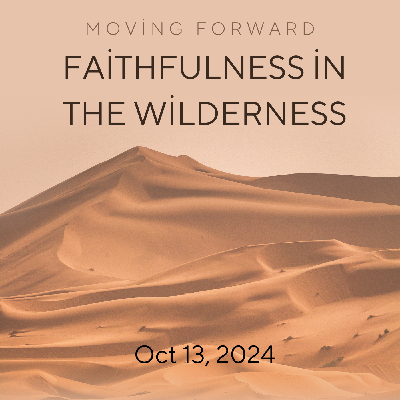 Faithfulness in the Wilderness