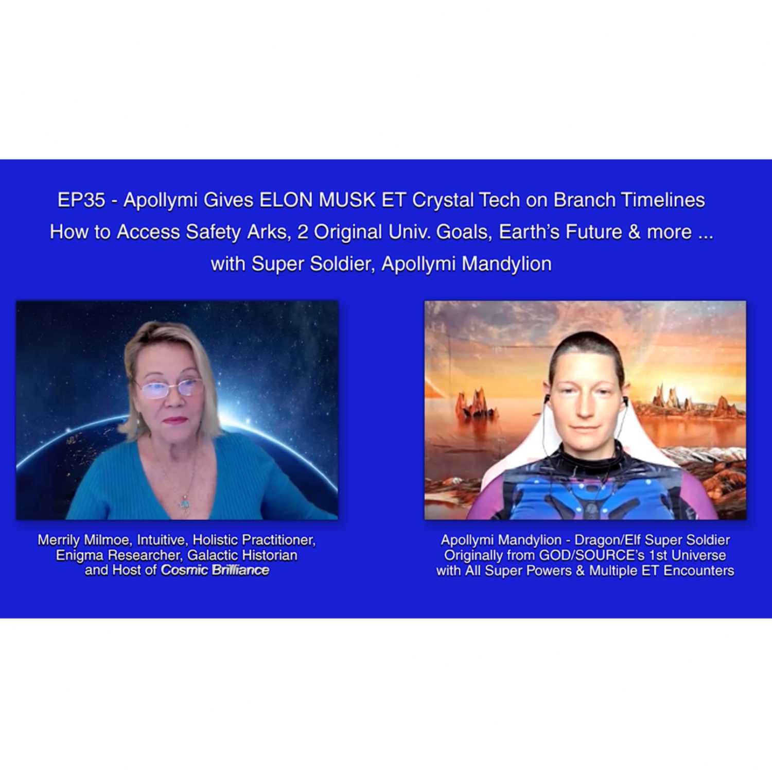 Elon Musk Receives ET Crystal Tech in 5 Branch Timelines, 2 Original Univ. Goals, & MORE by Apollymi