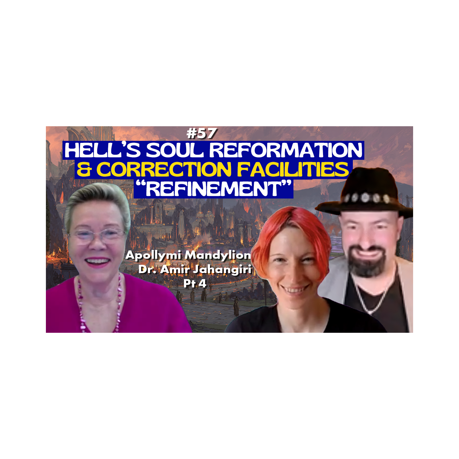  EP57-Hell’s REFORMATION & Soul Correction Areas with    Princess of Hell, Apollymi & Prime Creator, Dr. Amir–Pt 4