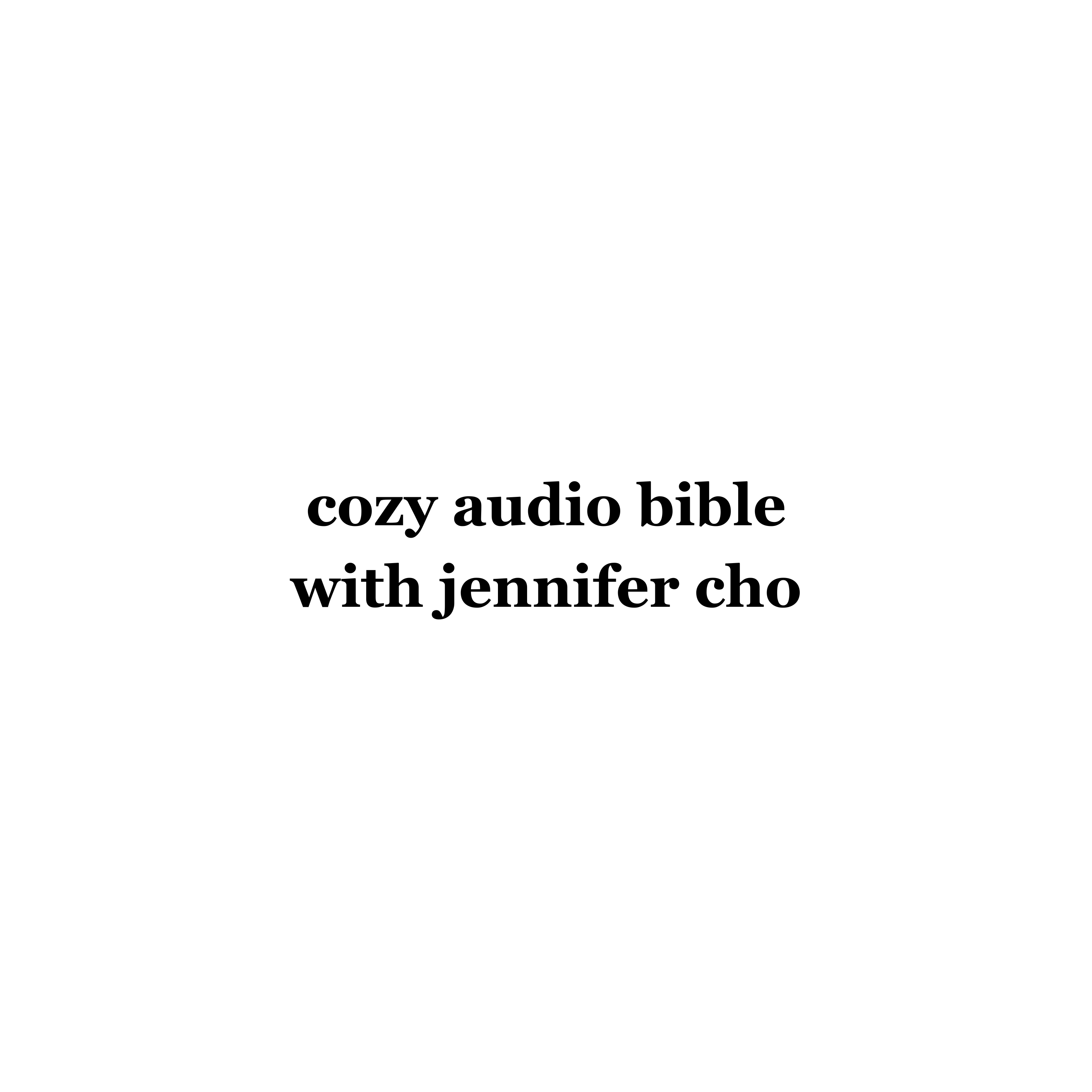 cozy audio bible