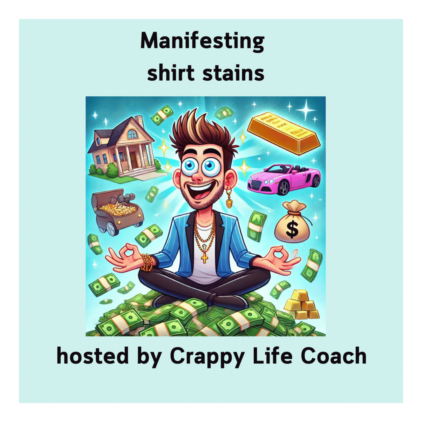 Manifesting shirt stains episode artwork