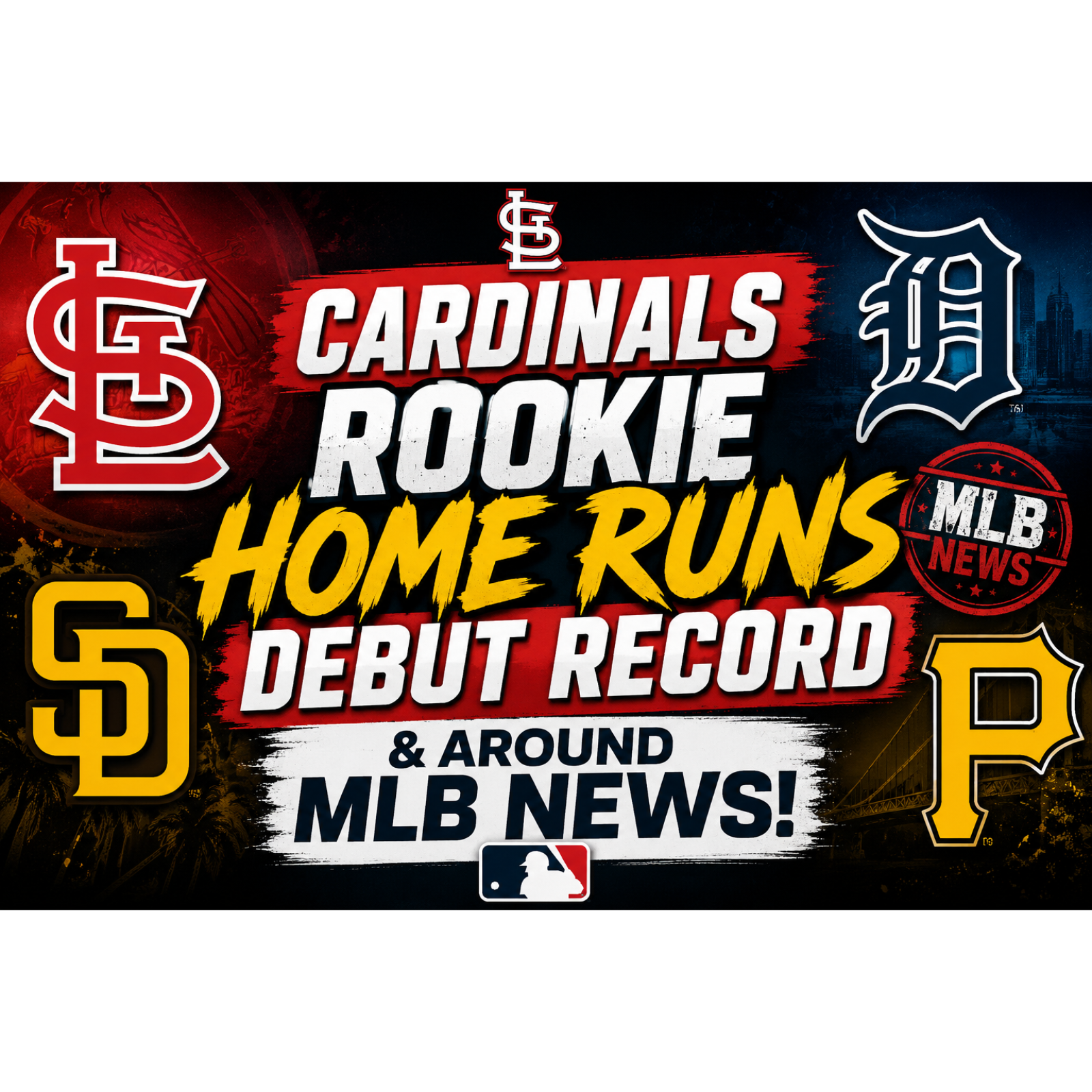 "Cardinals Rookie Home Runs Debut Record" and and around MLB News! episode artwork