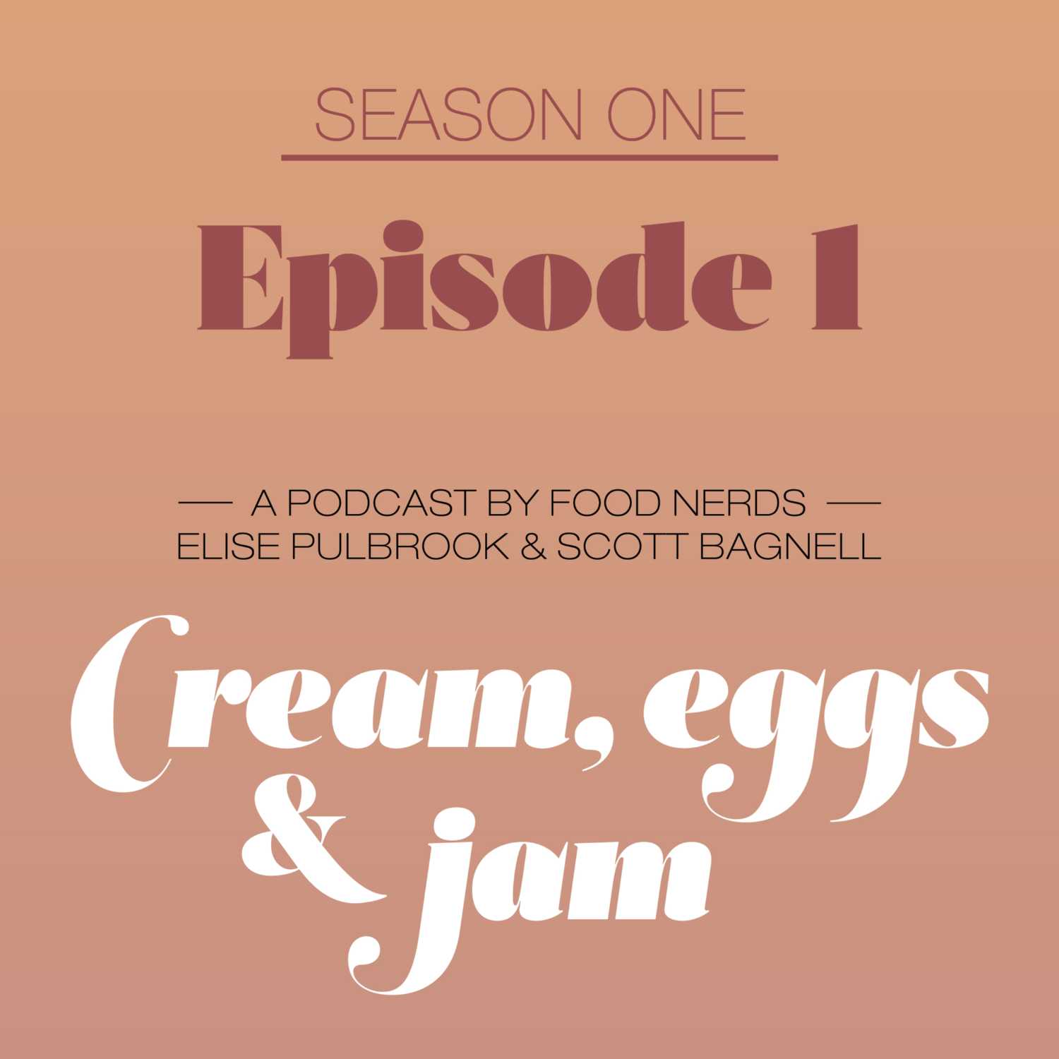 Cream, eggs & Jam