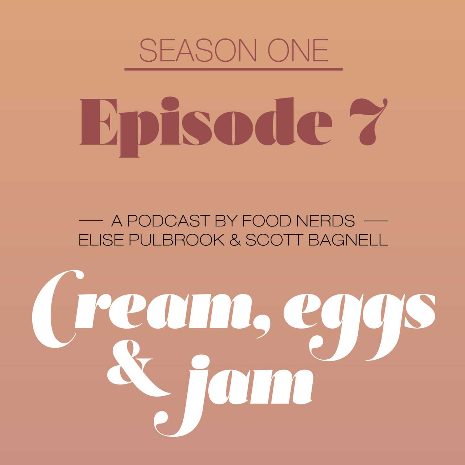 Cream, eggs & Jam