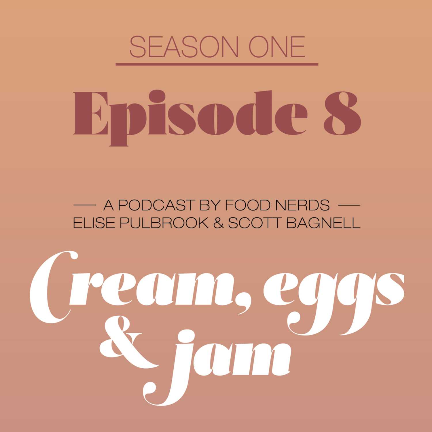 Cream, eggs & Jam