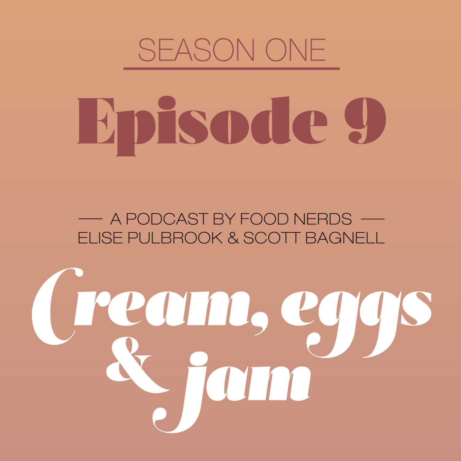 Cream, eggs & Jam