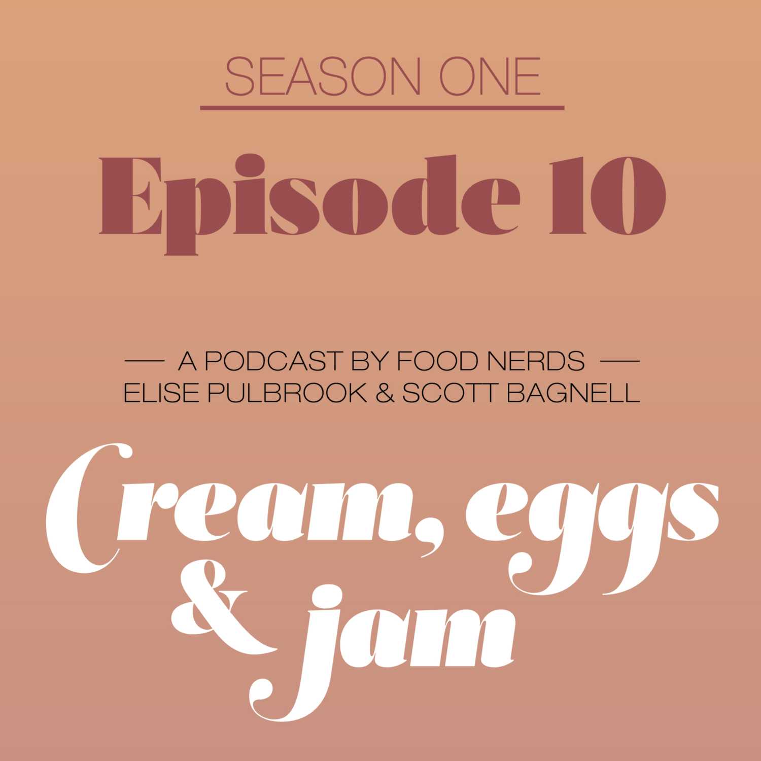 Cream, eggs & Jam