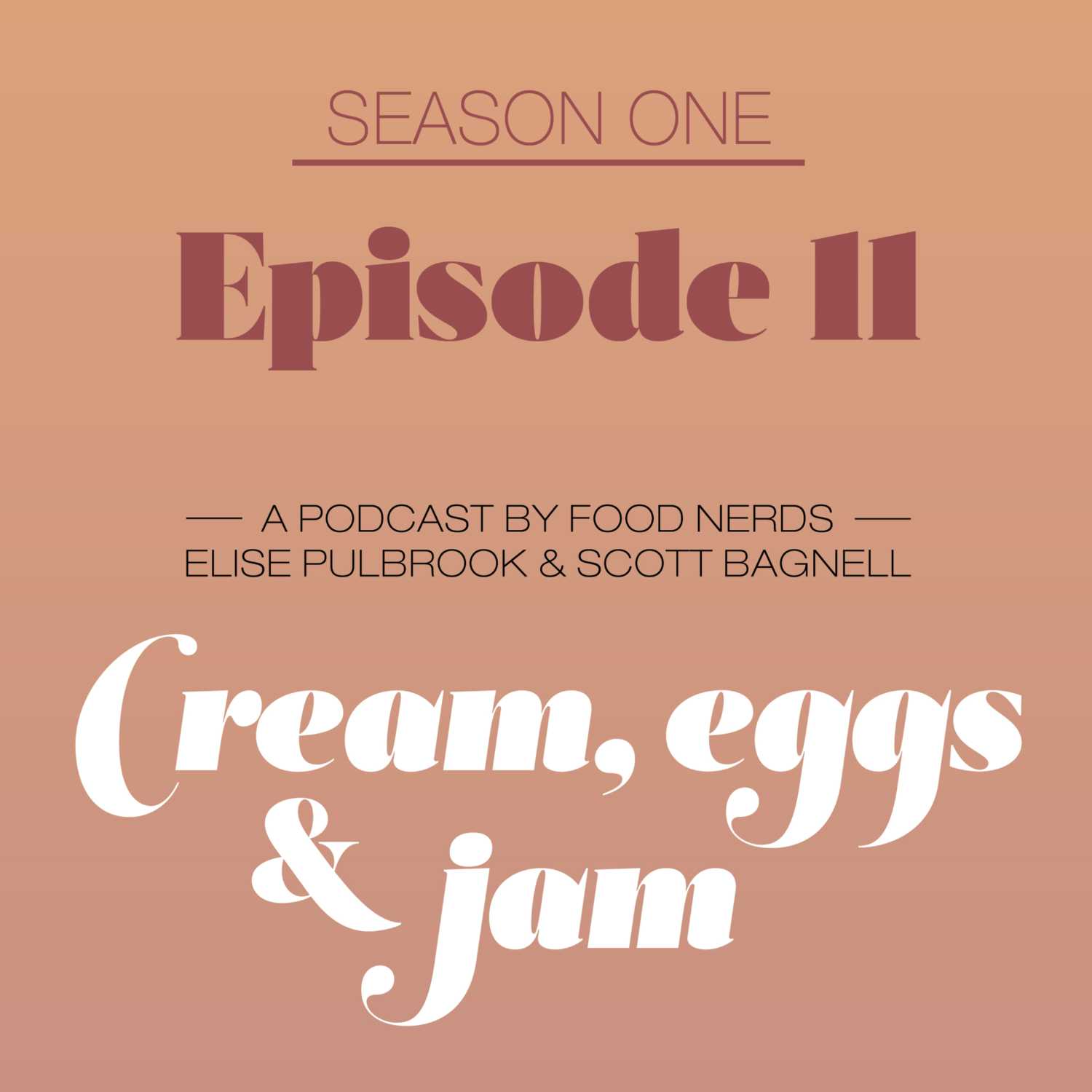 Cream, eggs & Jam