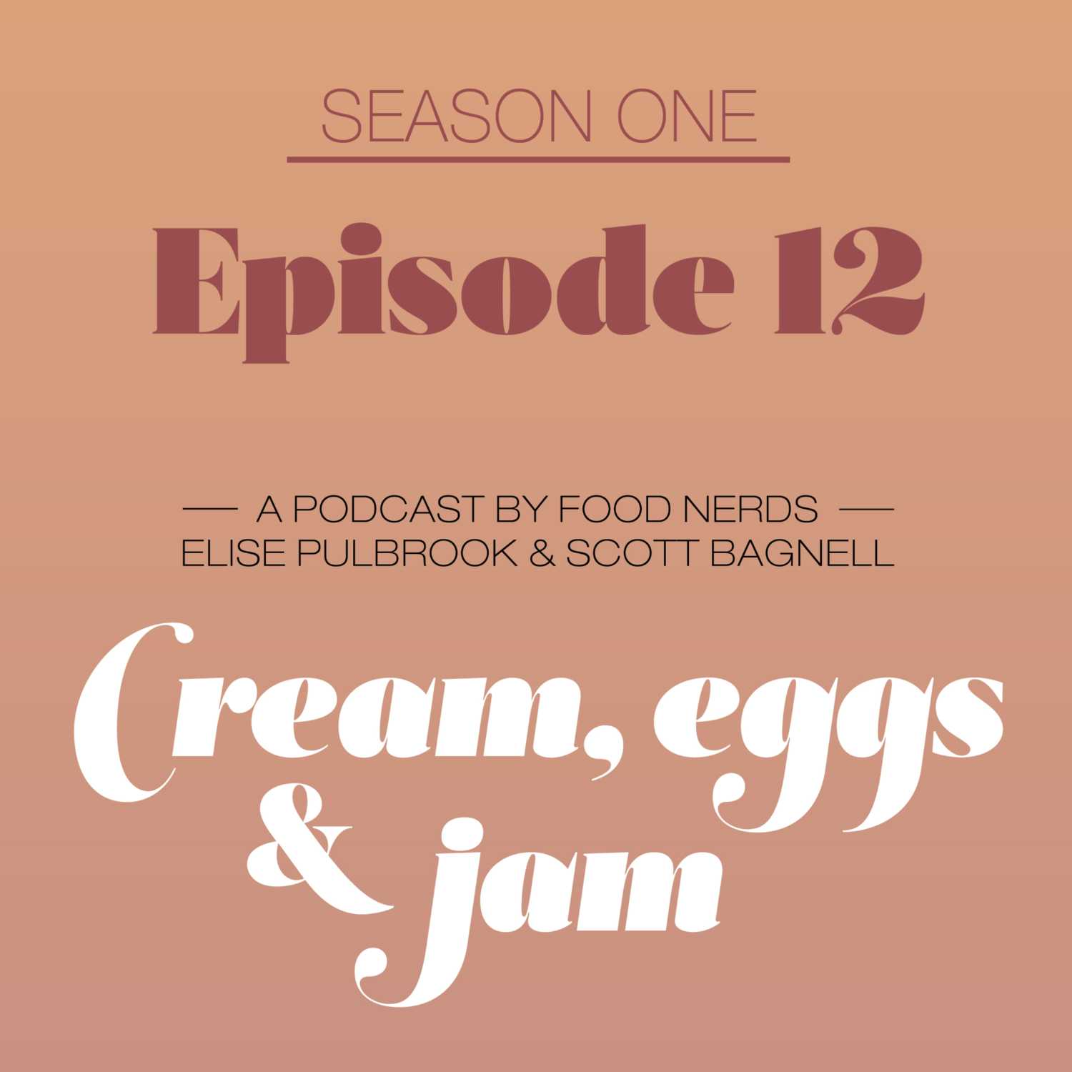 Cream, eggs & Jam
