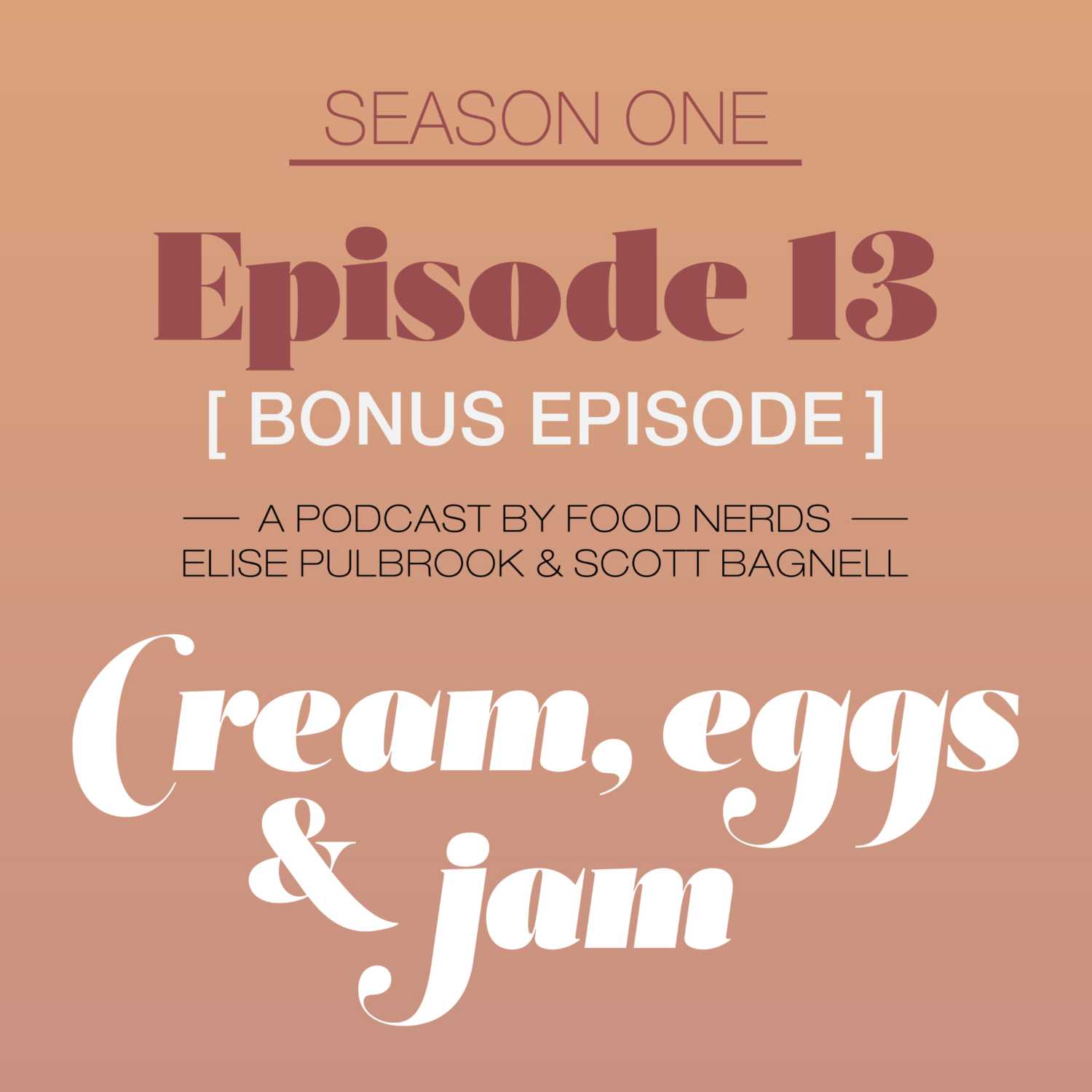 Cream, eggs & Jam
