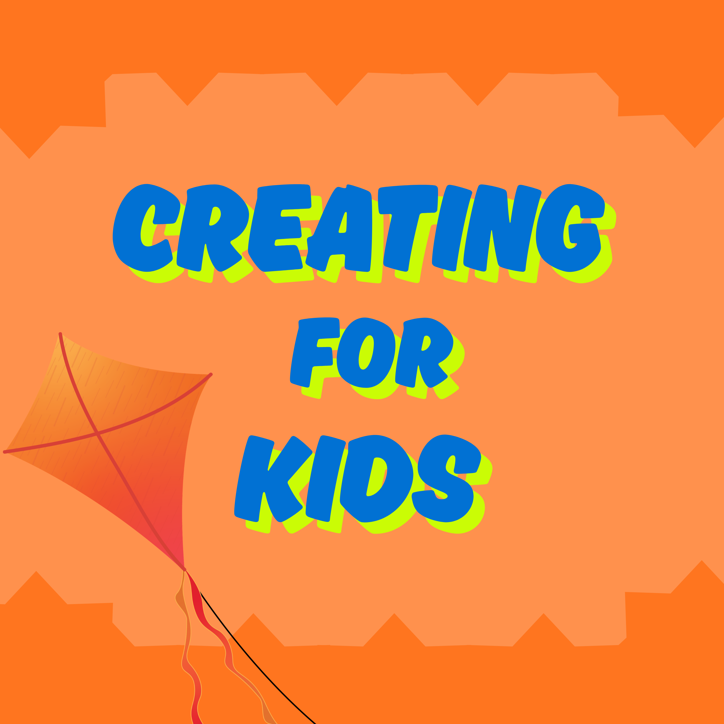 Creating for Kids podcast artwork