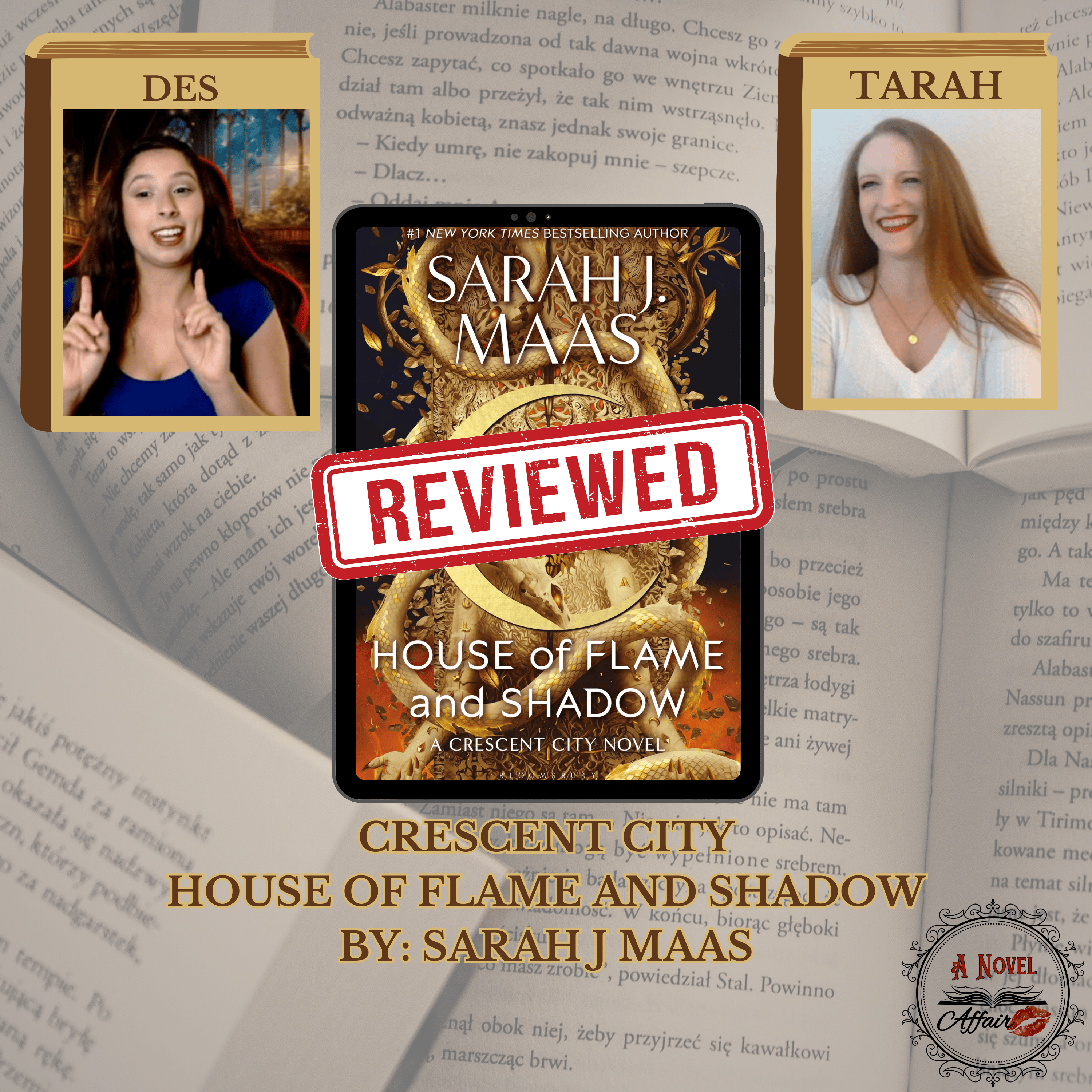 House of Flame & Shadow Part 1: A Crescent City Novel Review | SPOILERS!!!! episode artwork
