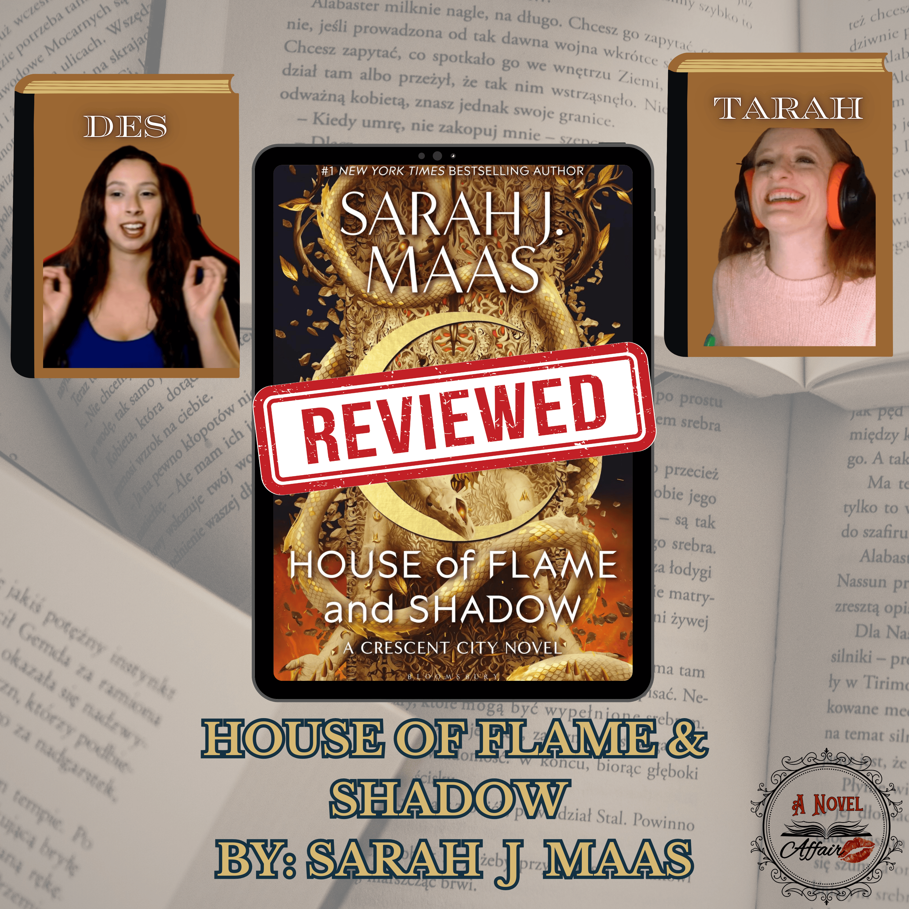 House of Flame & Shadow Part 2: A Crescent City Novel Review | SPOILERS!!! episode artwork