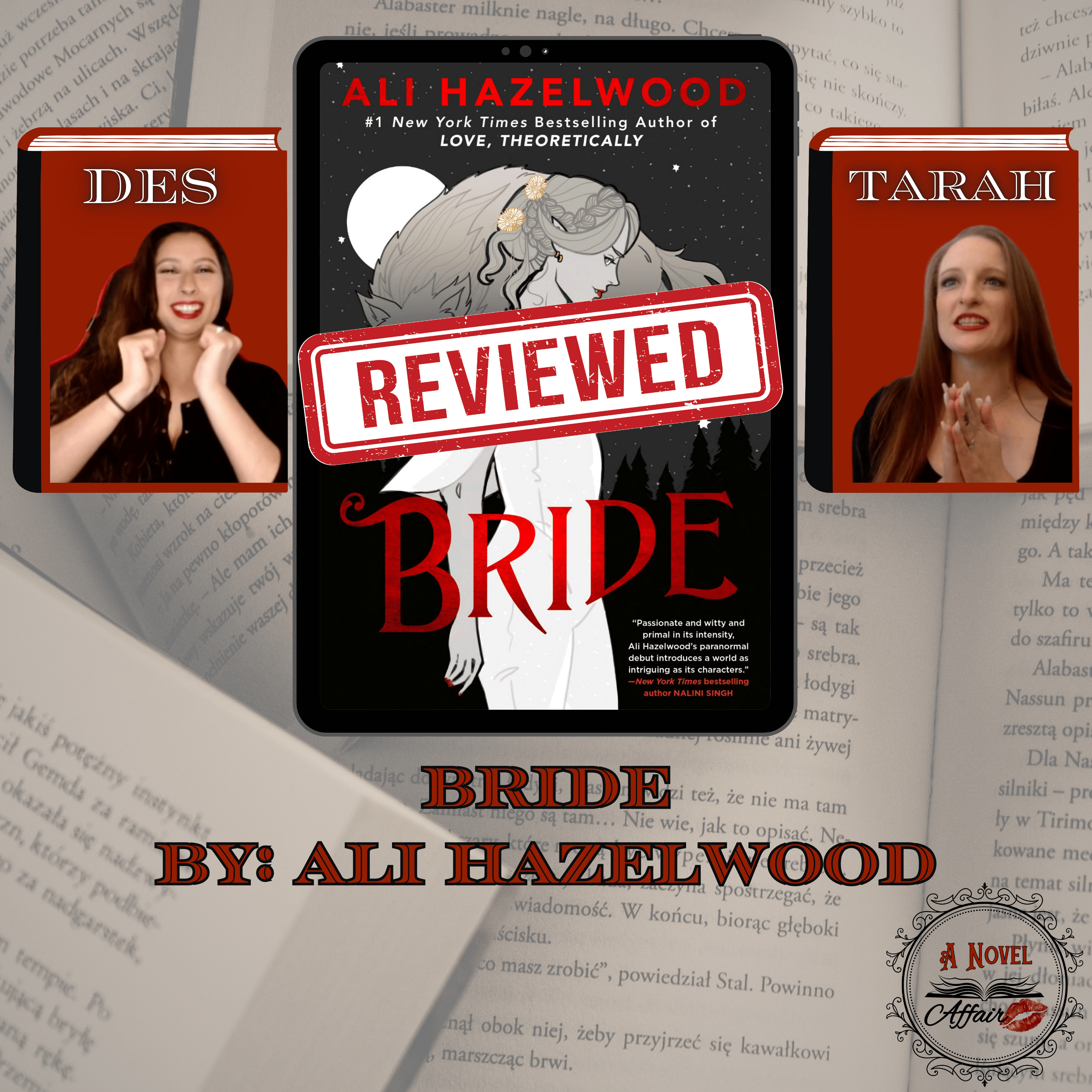 Omegaverse, fated mates, and Knotting - OH MY!!! | Bride by Ali Hazelwood | SPOILERS!!! episode artwork
