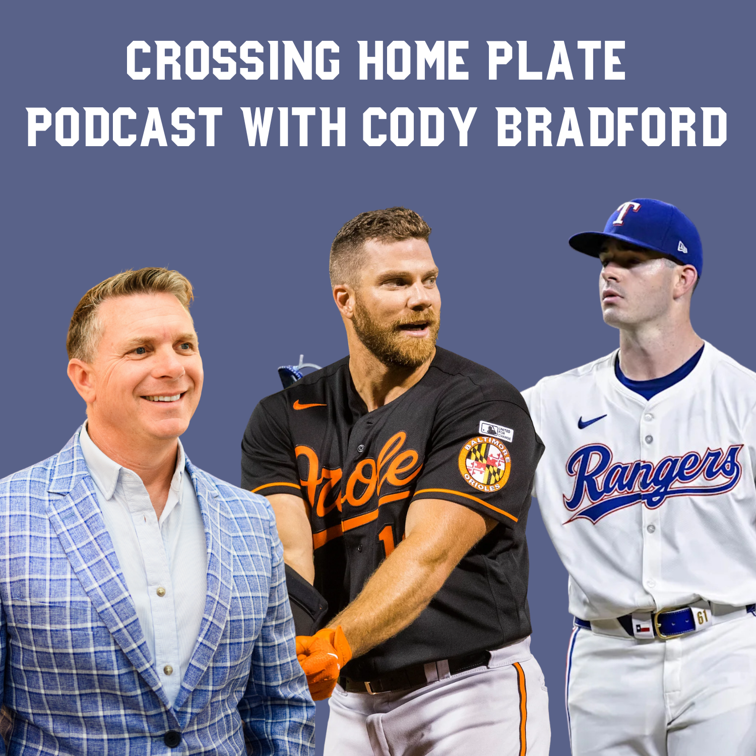 Crossing Home Plate with Texas Rangers pitcher Cody Bradford.