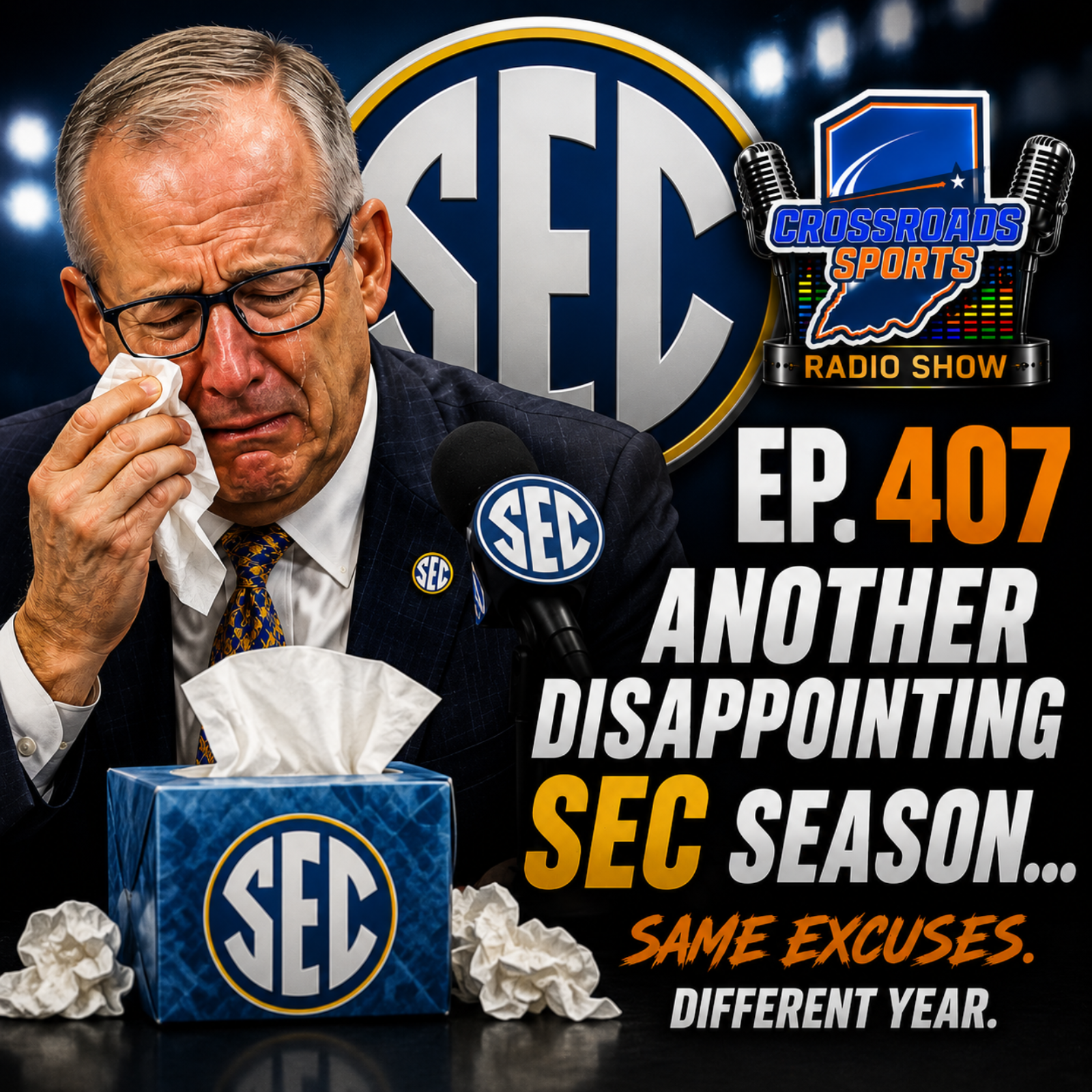 Crossroads Sports Radio Show Ep. 407 (Knicks to NBA Finals, Indy 500 Review, SEC whining and it's only May!) episode artwork