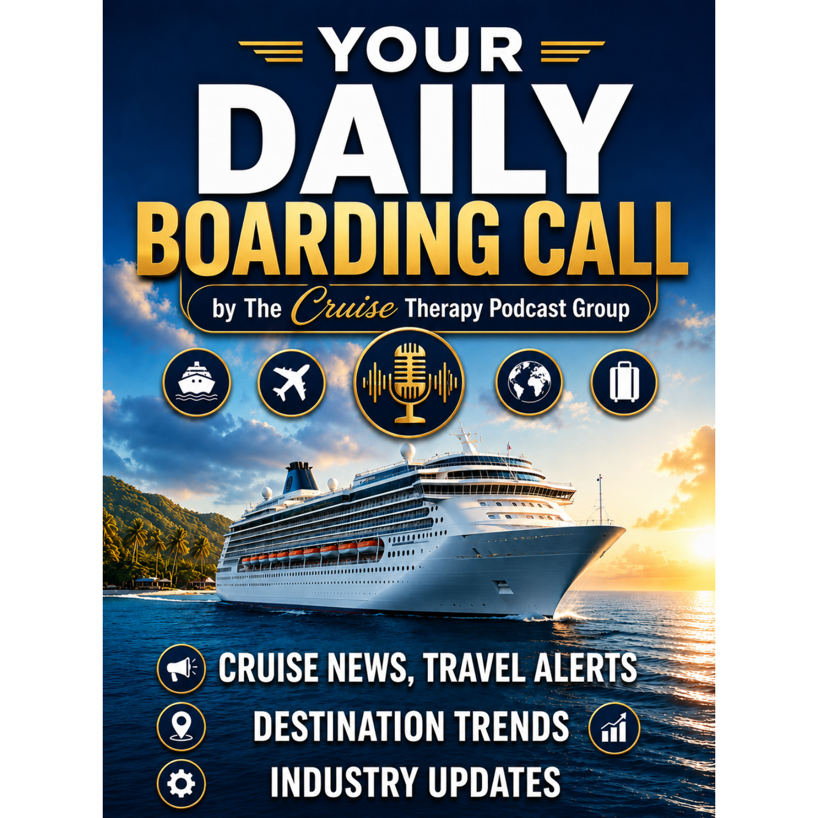 Your Daily Boarding Call | New Ships, Port Drama & Cruise Ship Yoga: Your Daily Boarding Call - July 7, 2026 episode artwork