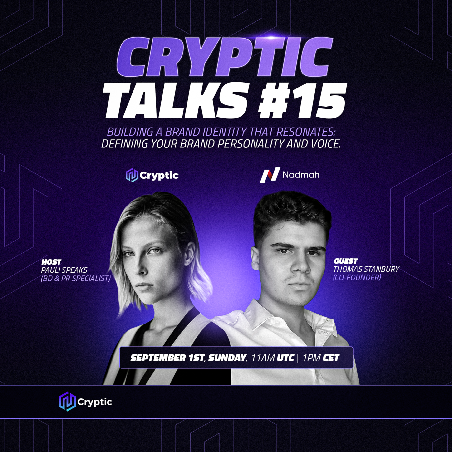 Cryptic Talks #15 | Building a brand identity that resonates.
