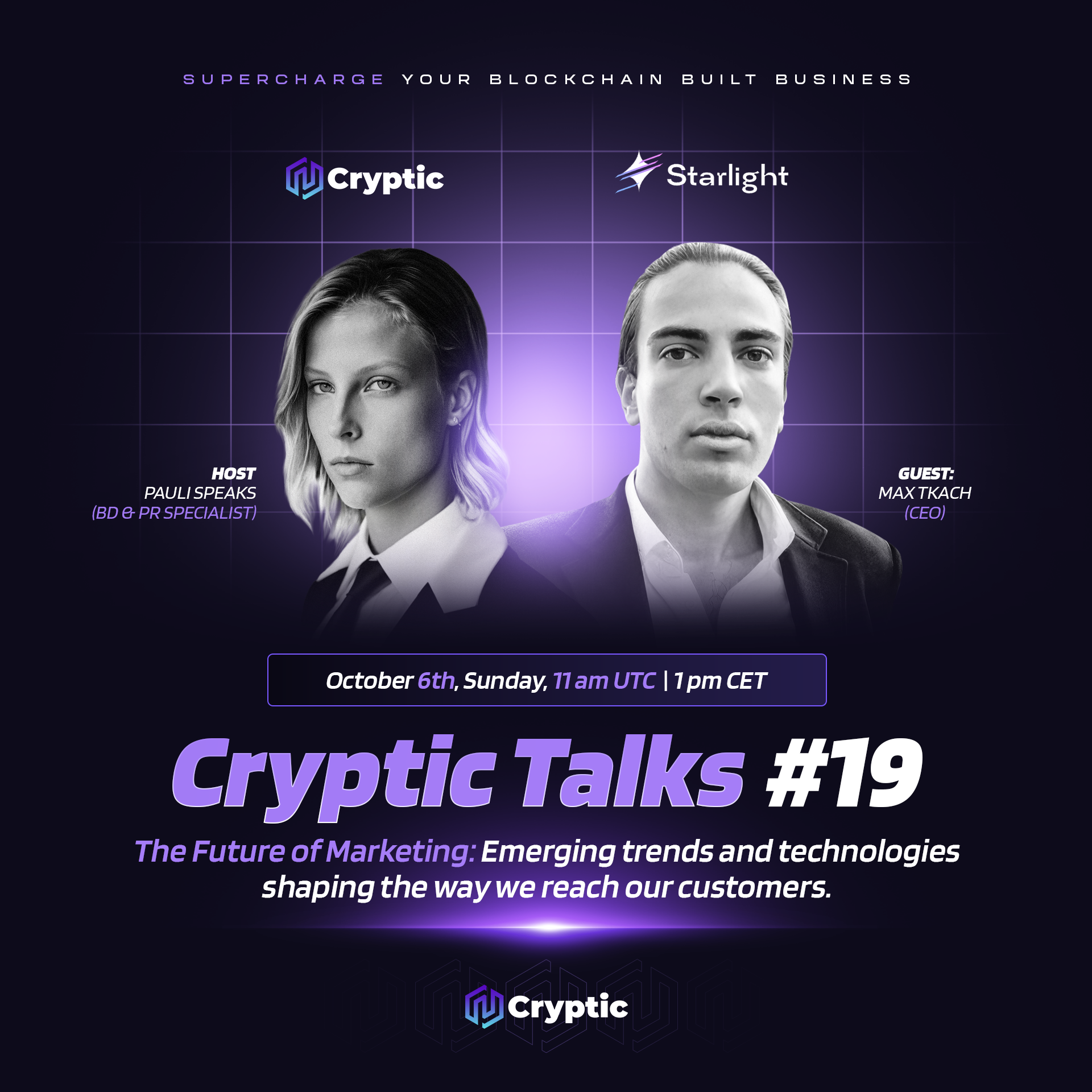 Cryptic Talks #19 | Proof of Growth or How to make it in crypto?