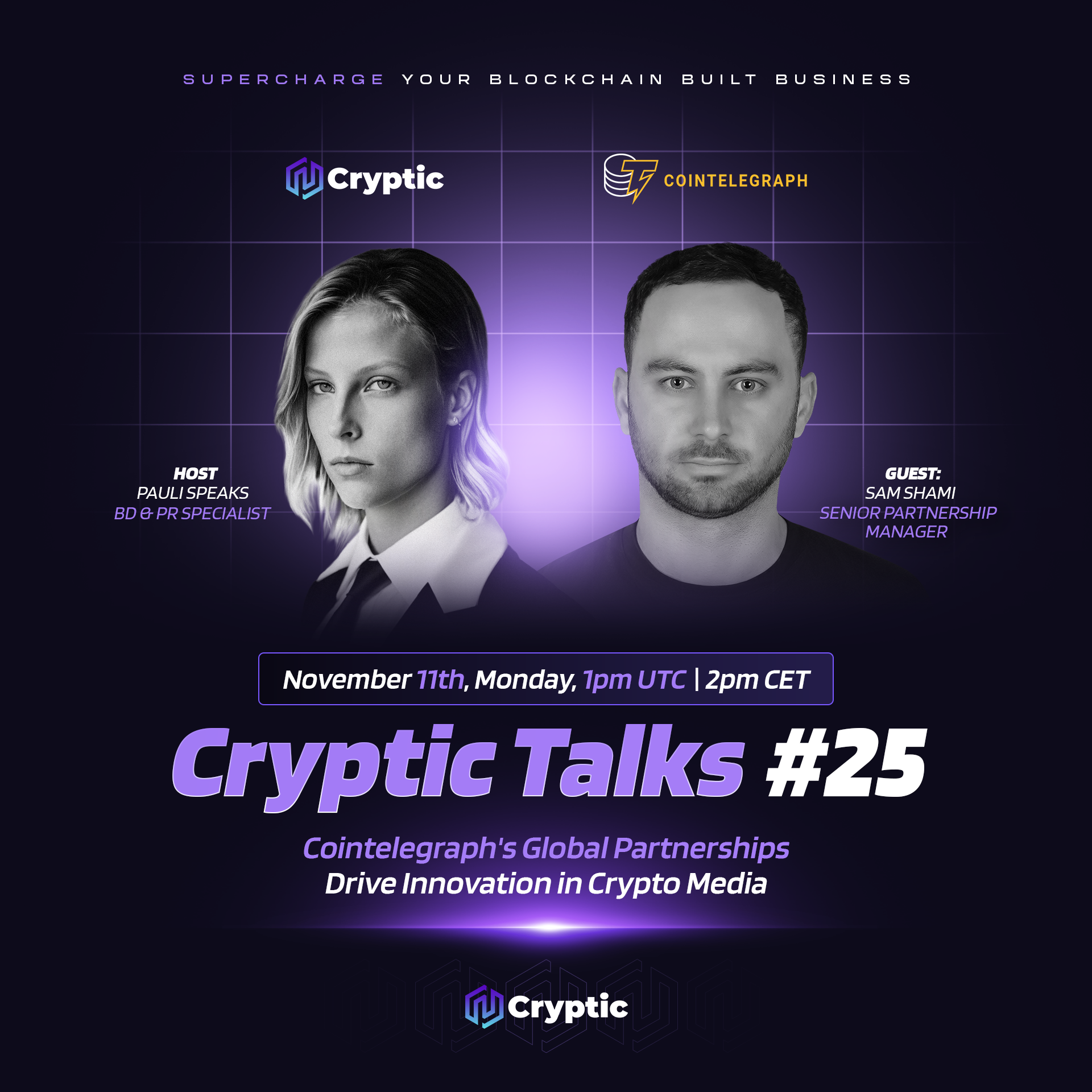 Cryptic Talks #25: Cointelegraph's Global Partnerships Drive Innovation in Crypto Media