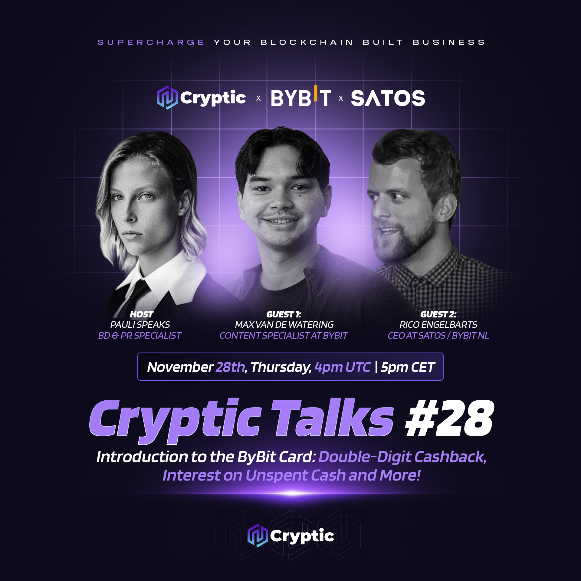 Cryptic Talks #28: Introduction To The ByBit Card!