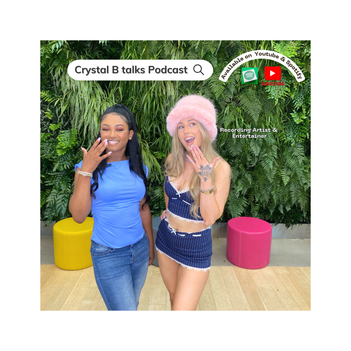Crystal B talks hosted by Crystal Bradley