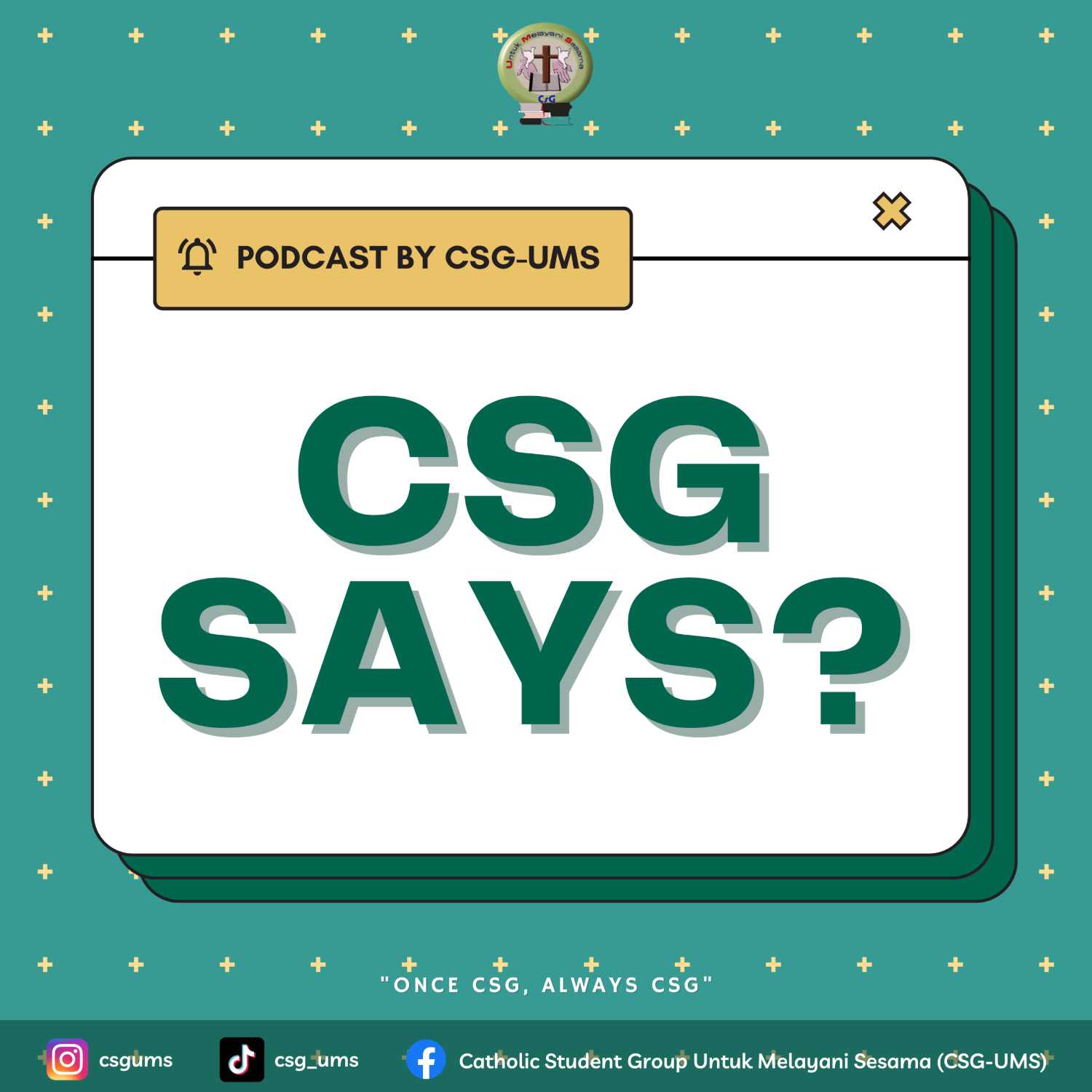 CSG Says? podcast artwork