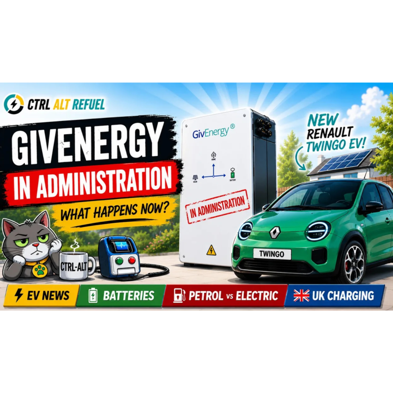 GivEnergy COLLAPSE?! ⚡ Renault Twingo Electric Car First Look episode artwork