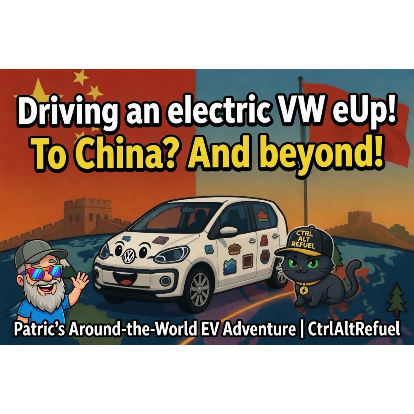 Ctrl Alt Refuel Meets Patric Greenstripshow | The Ultimate EV Adventurer