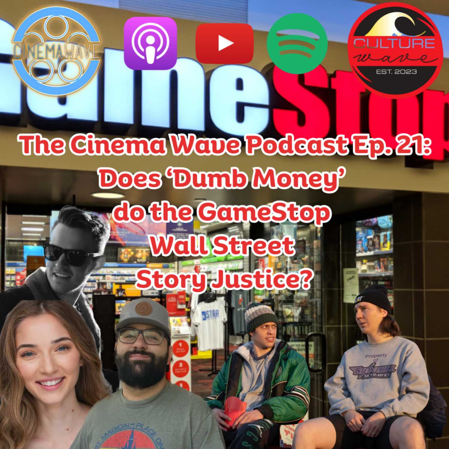 DUMB MONEY Movie Review & Discussion | The Cinema Wave Podcast Ep. 21 episode artwork