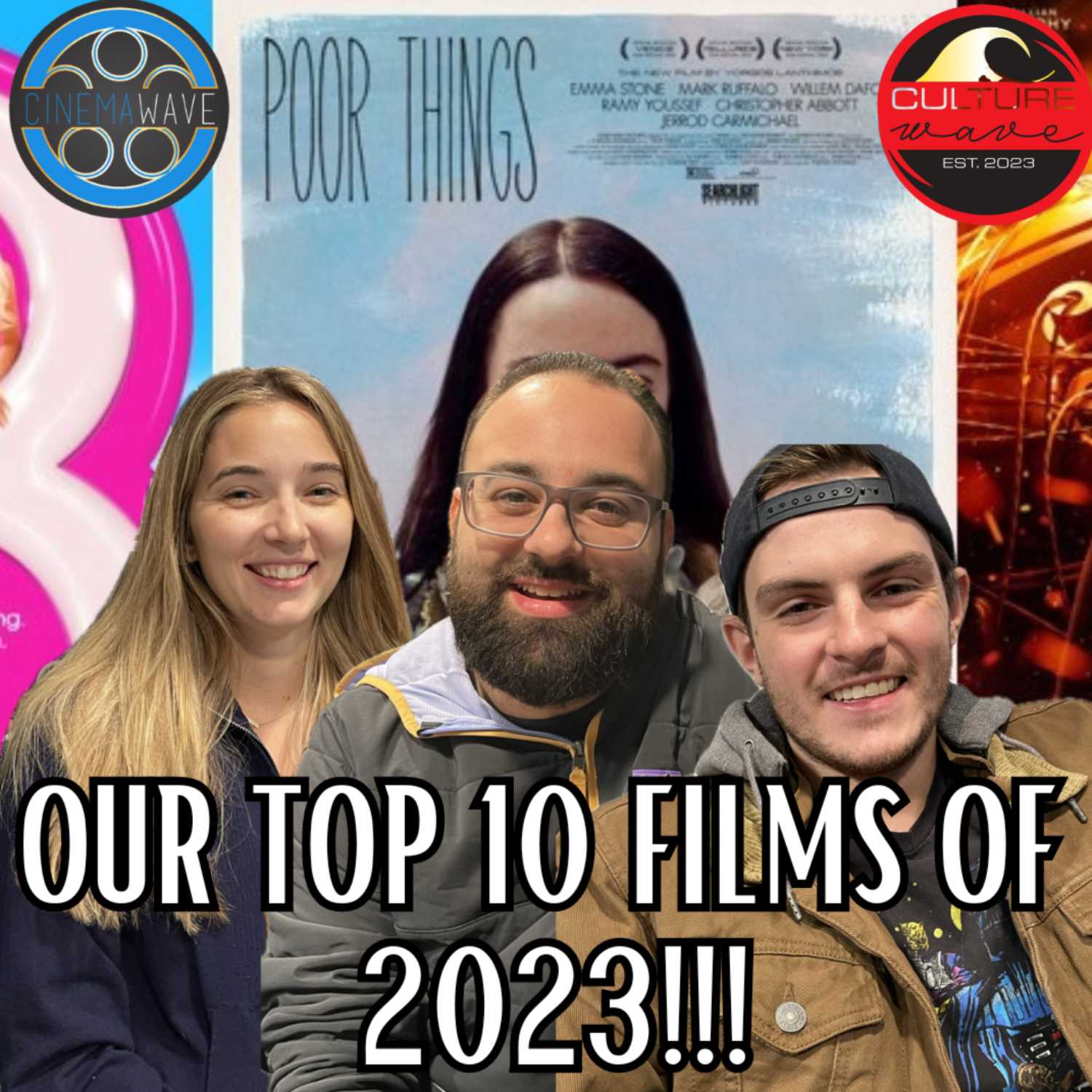 OUR TOP 10 MOVIES OF 2023! Barbie, Oppenheimer, Spider-Verse + MORE! | Film | Movies | Ep. 63 episode artwork