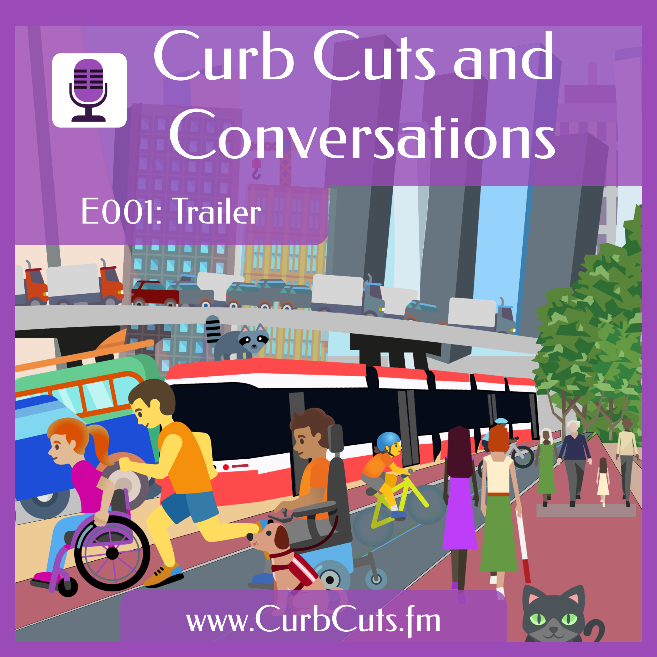 Wheelchair User's Biggest Barrier—People. A preview clip from episode 01 of Curb Cuts and Conversations episode artwork