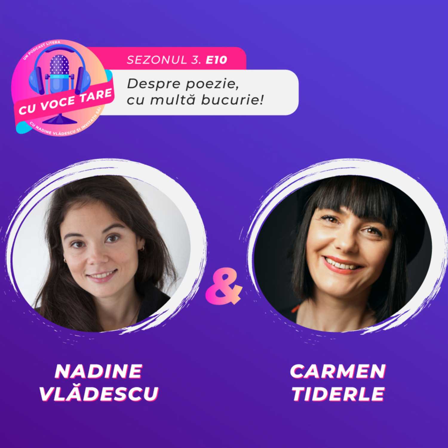 Nadine Vlădescu în dialog cu Carmen Tiderle. Despre poezie, cu multă bucurie!