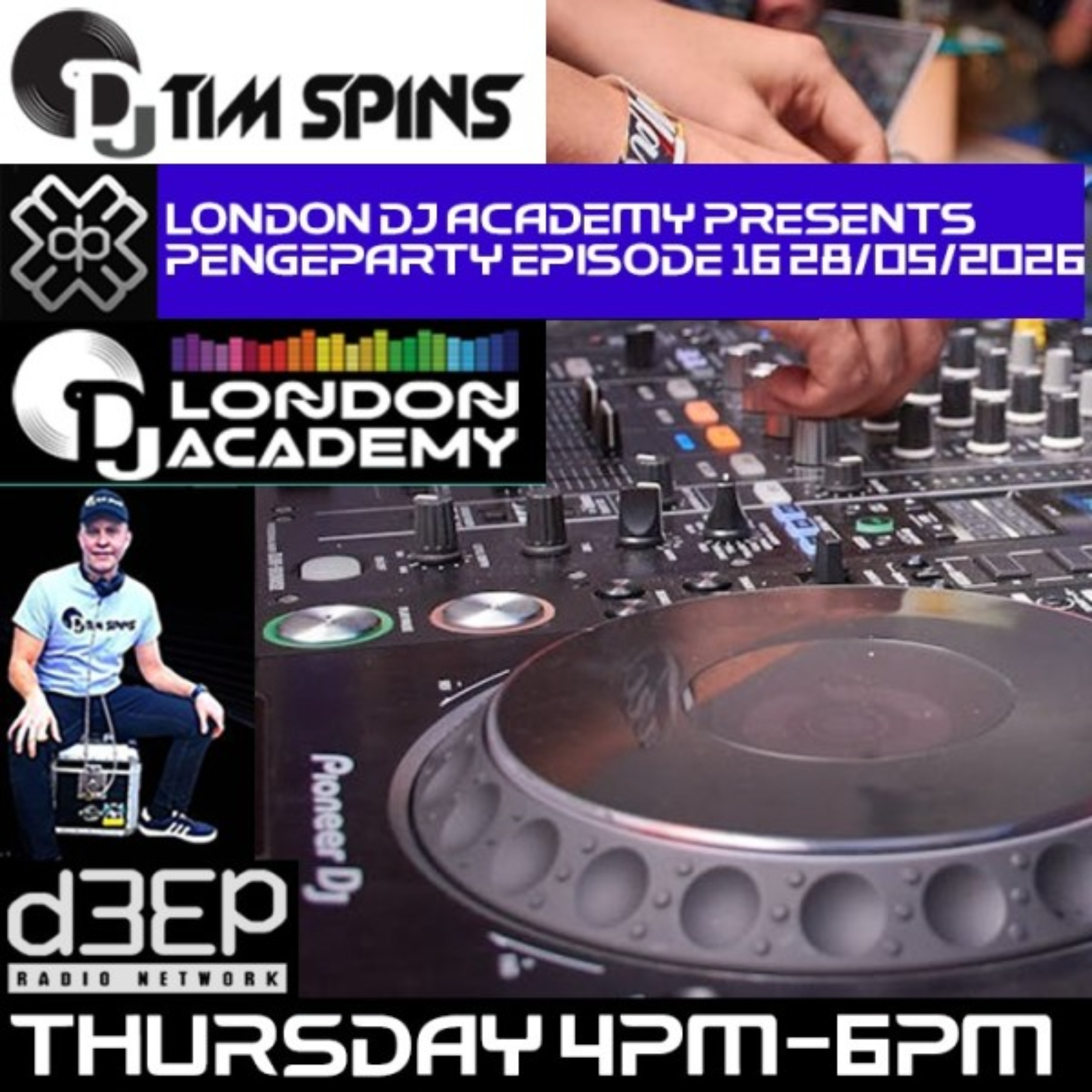 DJ Tim Spins - London DJ Academy presents Pengeparty (28/05/26) episode artwork