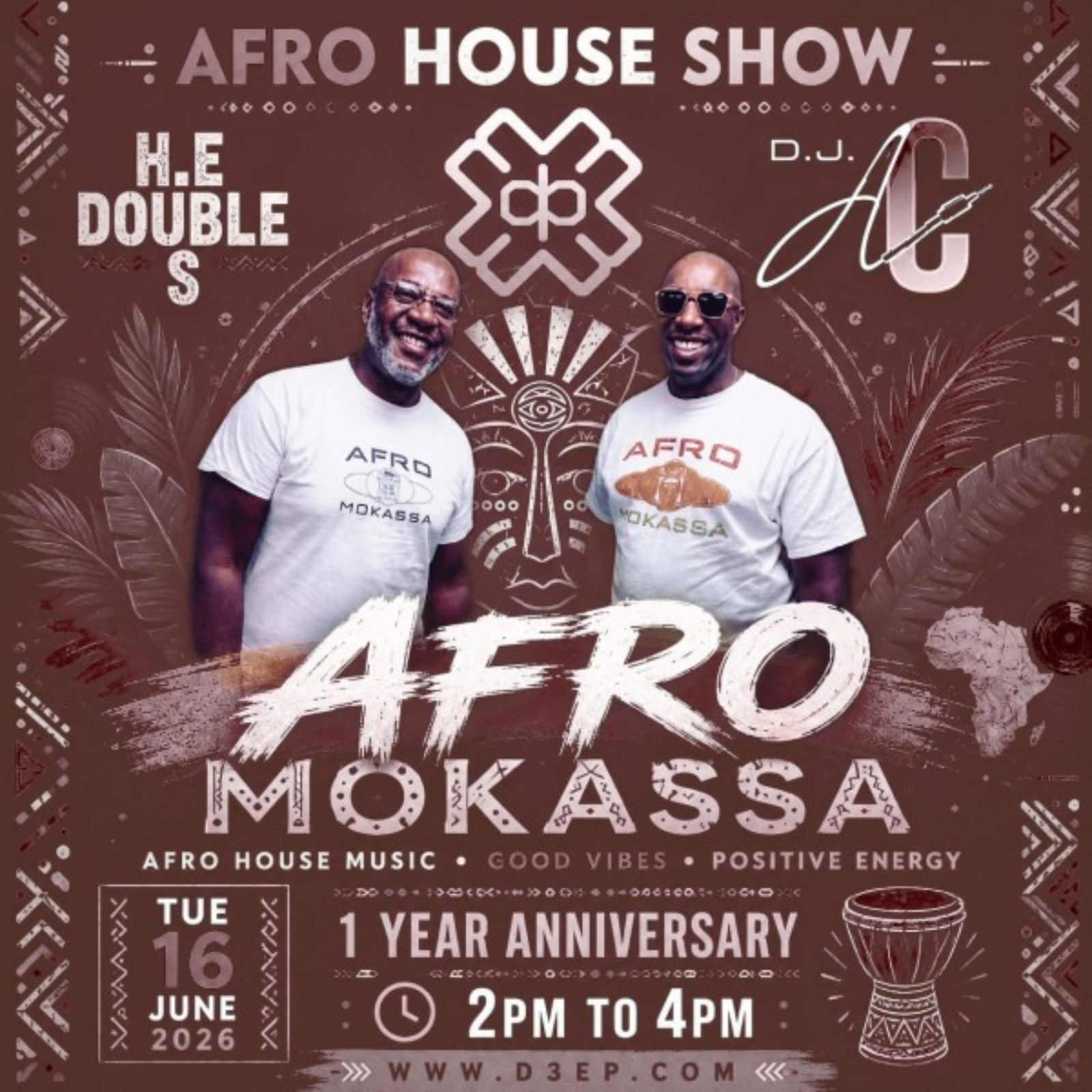 H.E. Double S & DJ AC - Afro Mokassa (16/06/26) episode artwork