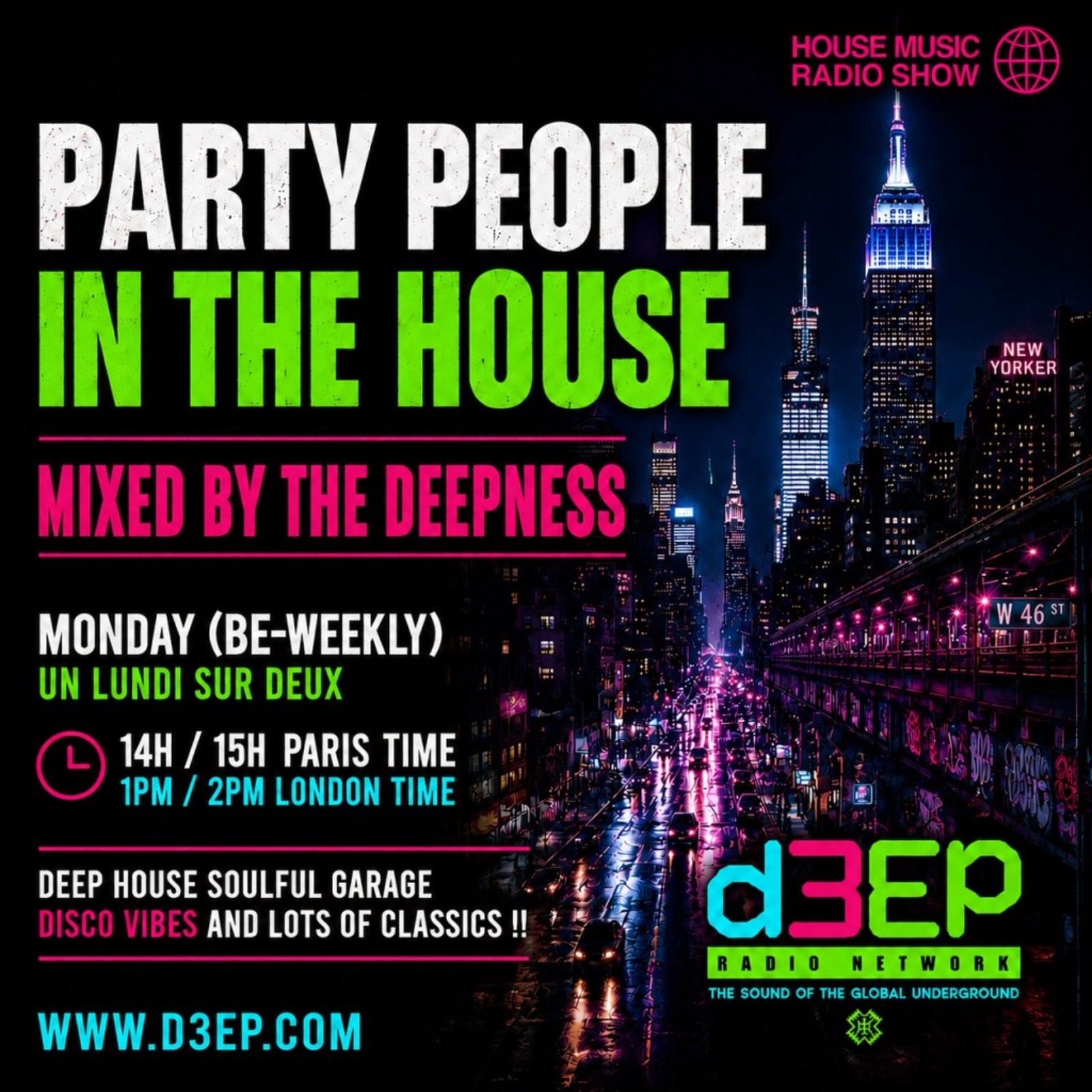 The Deepness - Party People In The House (13/07/26) episode artwork