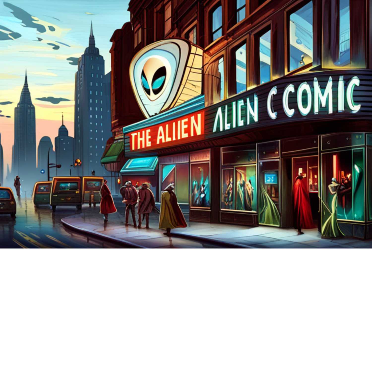 Da Alien Comic cover art