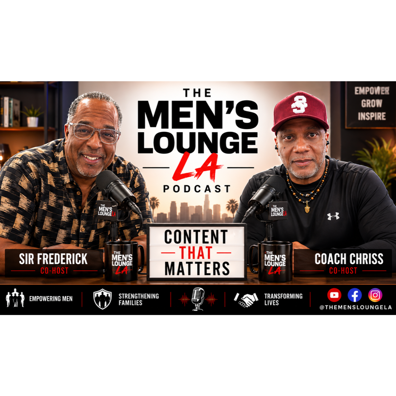 The Men's Lounge LA podcast artwork