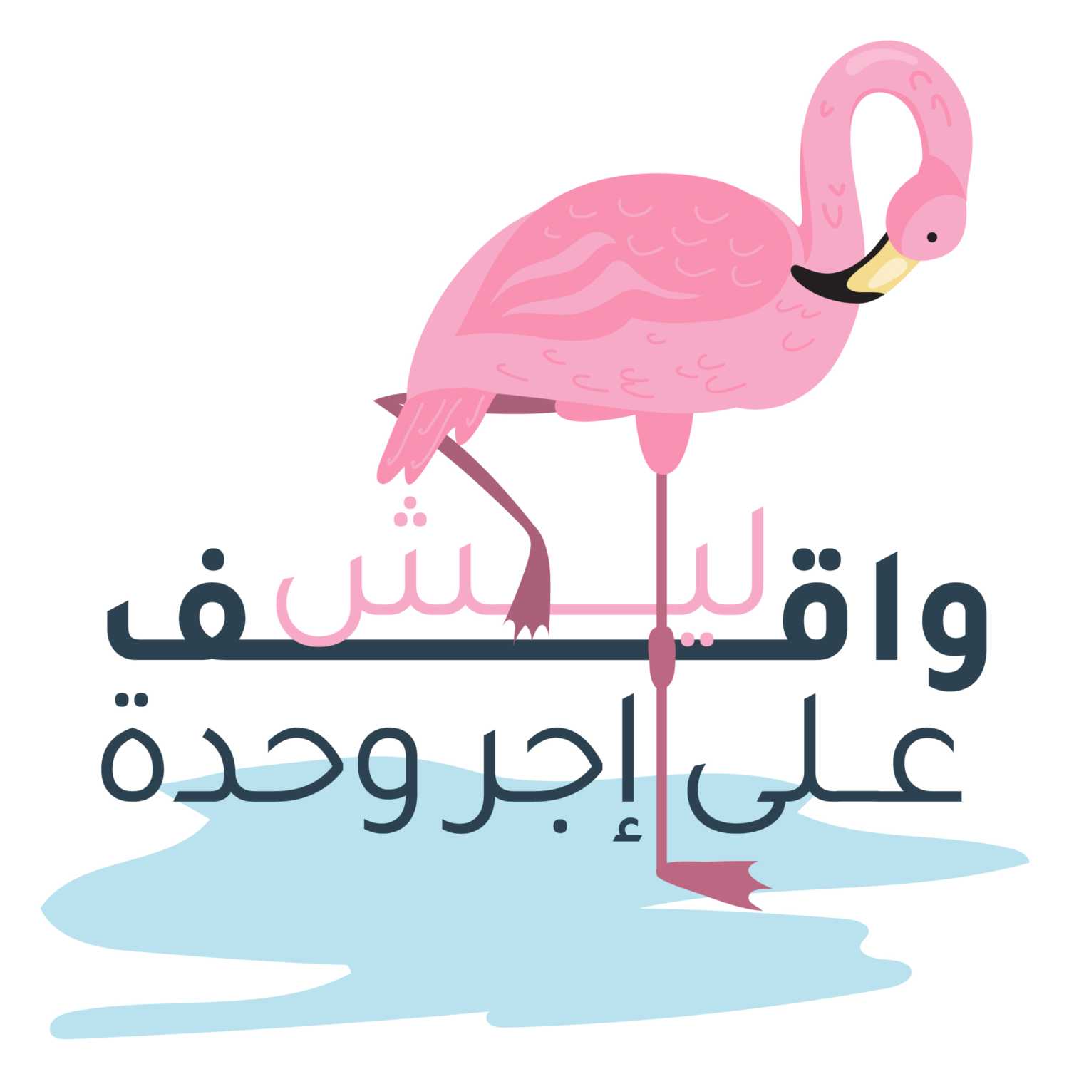 ليش الفلامينغو بيوقف على اجر وحدة؟ Why does the flamingo stand on one leg?