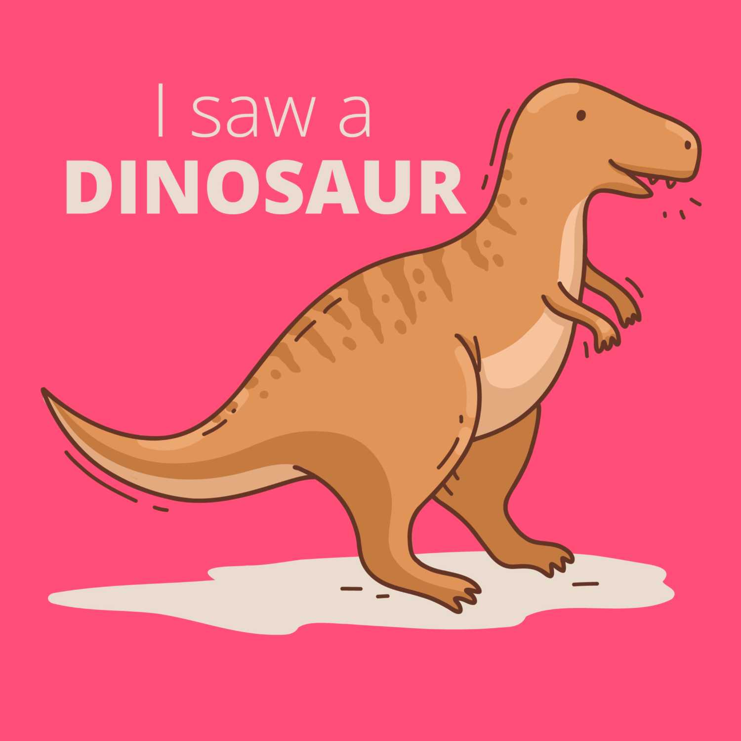 I saw a Dinosaur | A bonus English Story