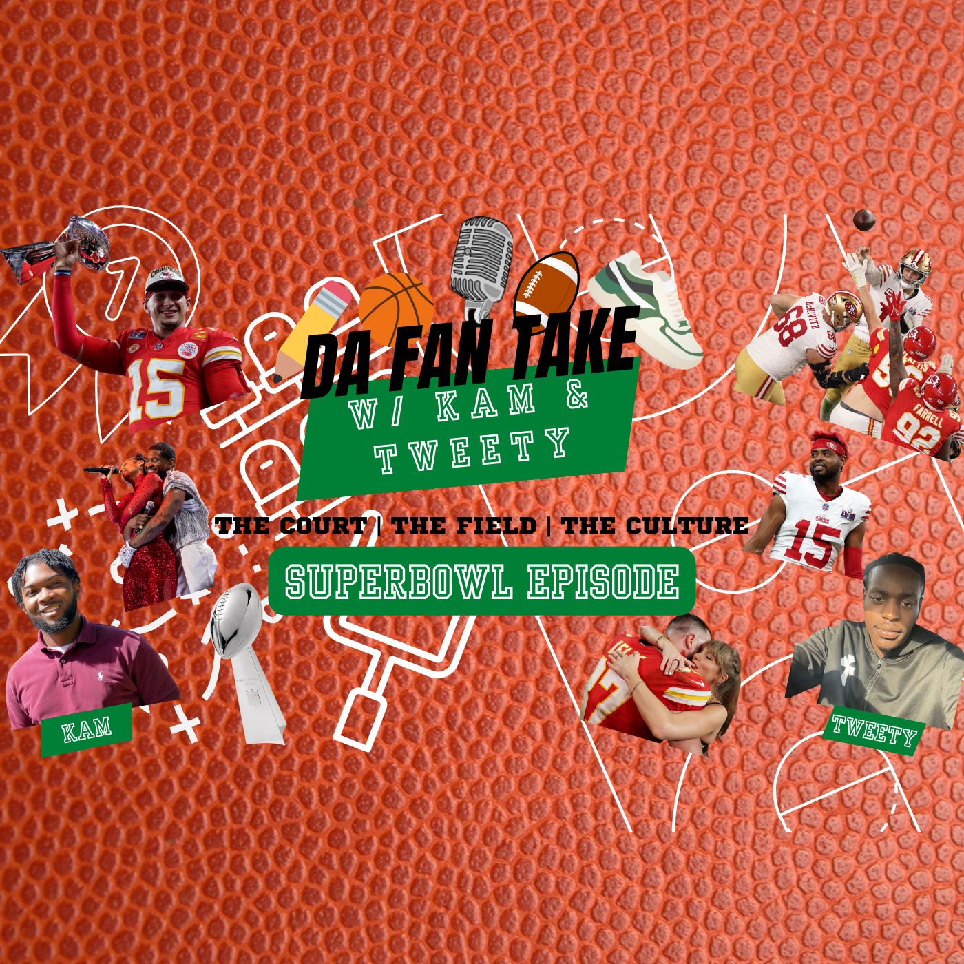 Kam & Tweety talks Super Bowl LVIII, Usher Halftime, Kanye, 2024 NBA All-Star Preview | Da Fan Take Ep1 episode artwork