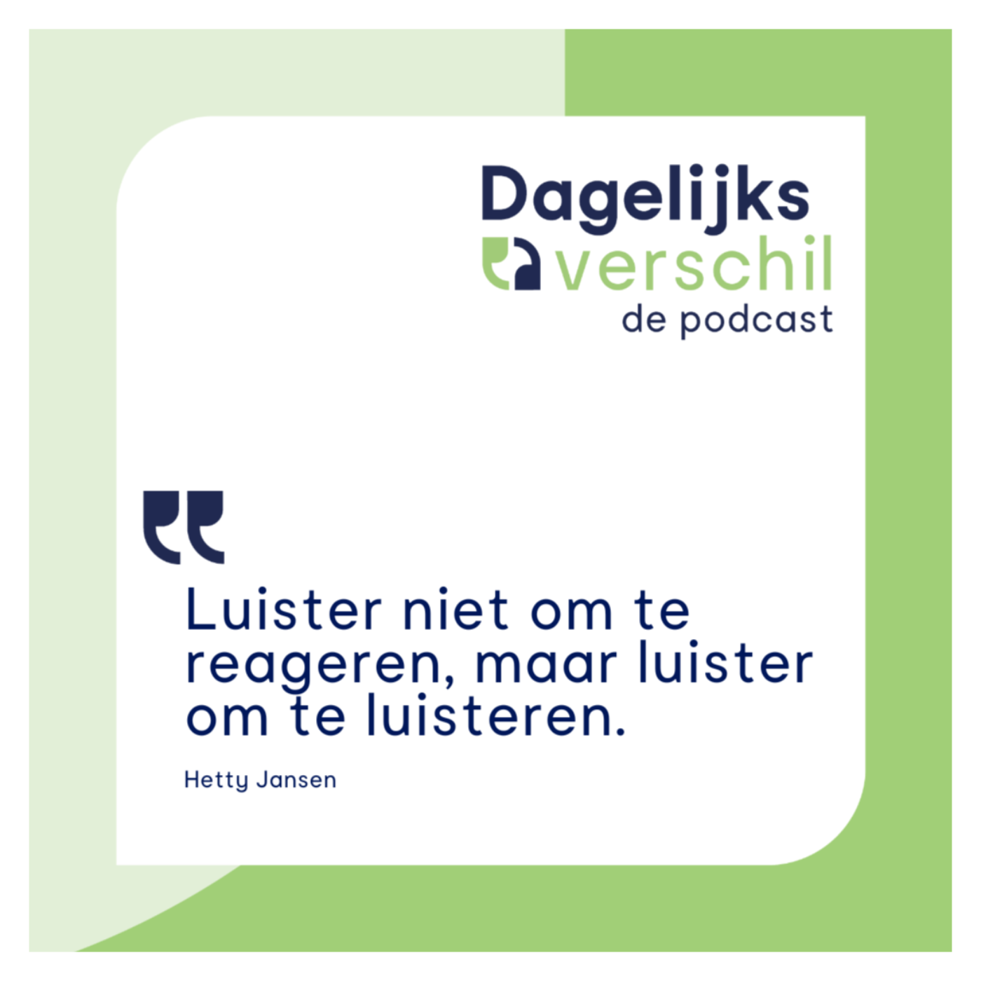 Dagelijks verschil