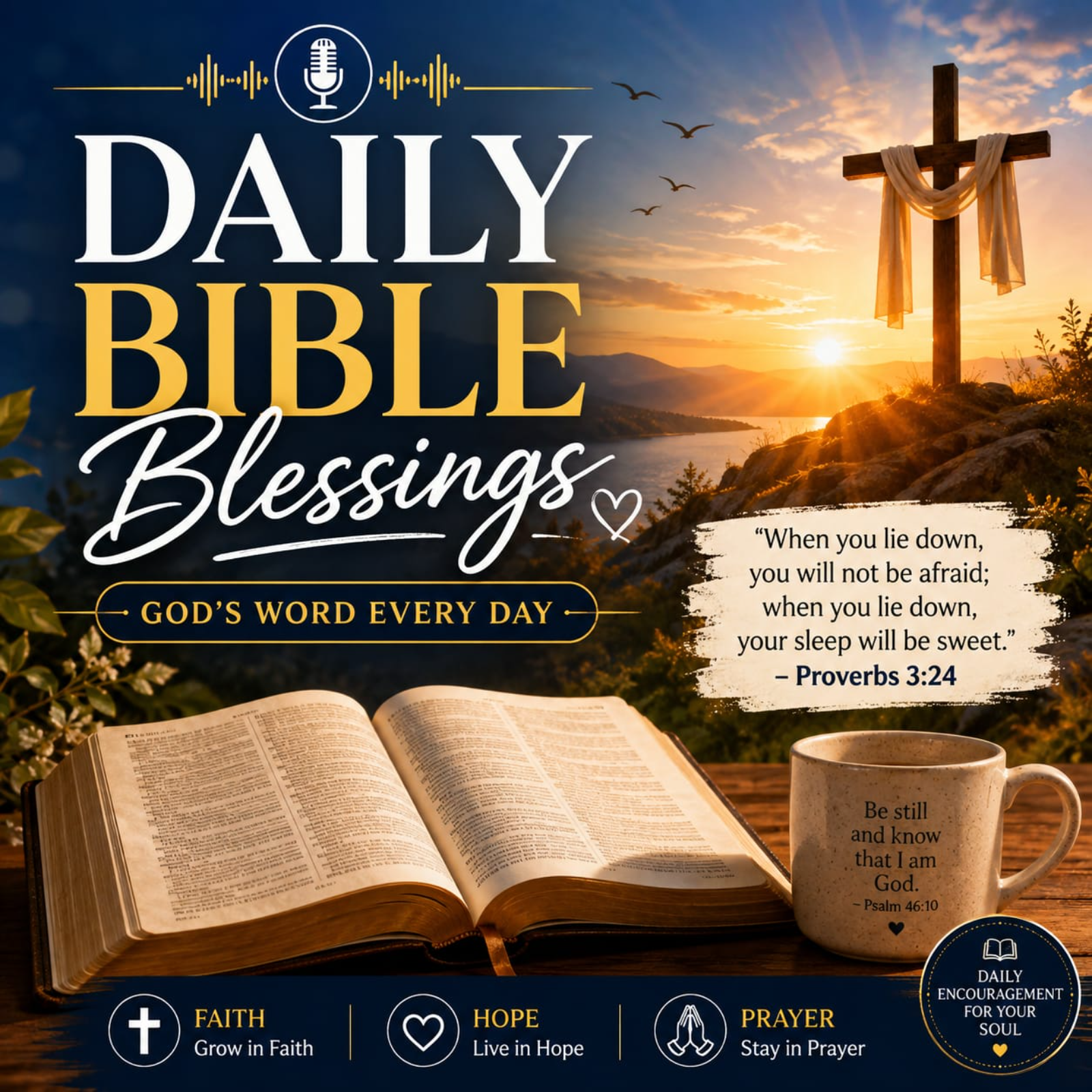 Daily Bible Blessing | Every Day God's Word podcast artwork