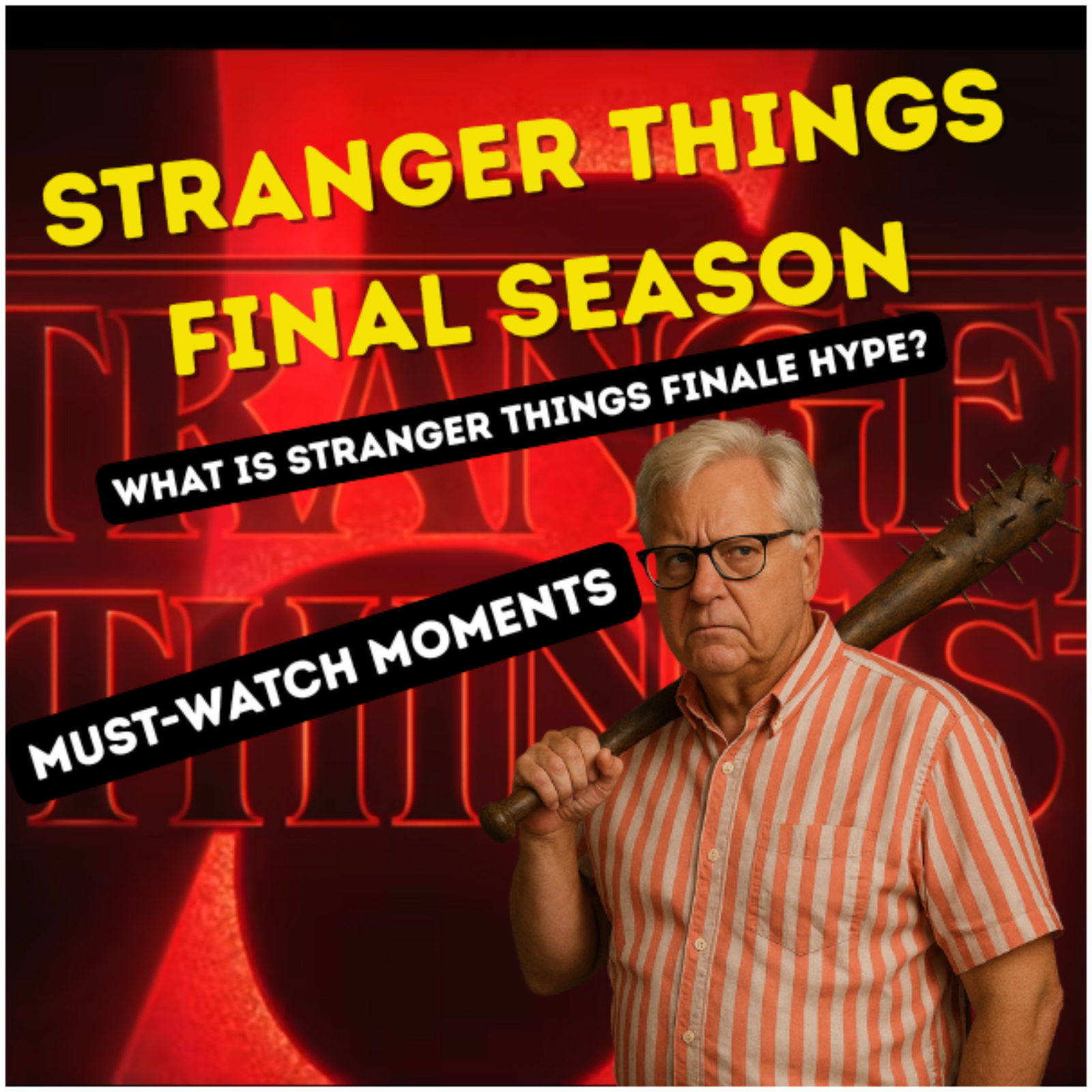 STRANGER THINGS 5 Final Season - What is the Stranger Things Finale Hype? Must-Watch Moments - Daily Sip with Marcel October 23, 2025 episode artwork